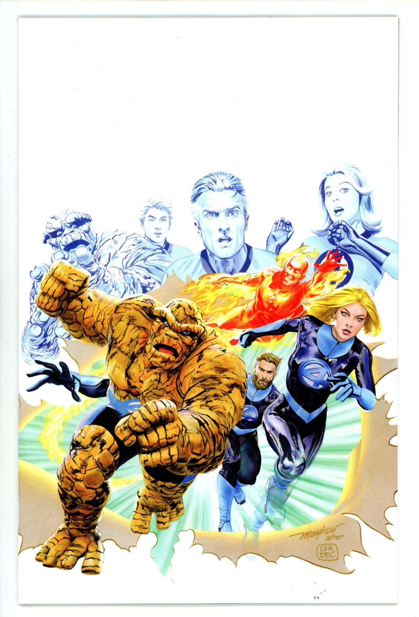 Fantastic Four Vol 6 1 (646) VF/NM (9.0) (2018) Mayhew Virgin Homage Exclusive Variant 