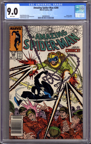 The Amazing Spider-Man Vol 1 299 CGC 9.0 (VF/NM) (1988) Newsstand