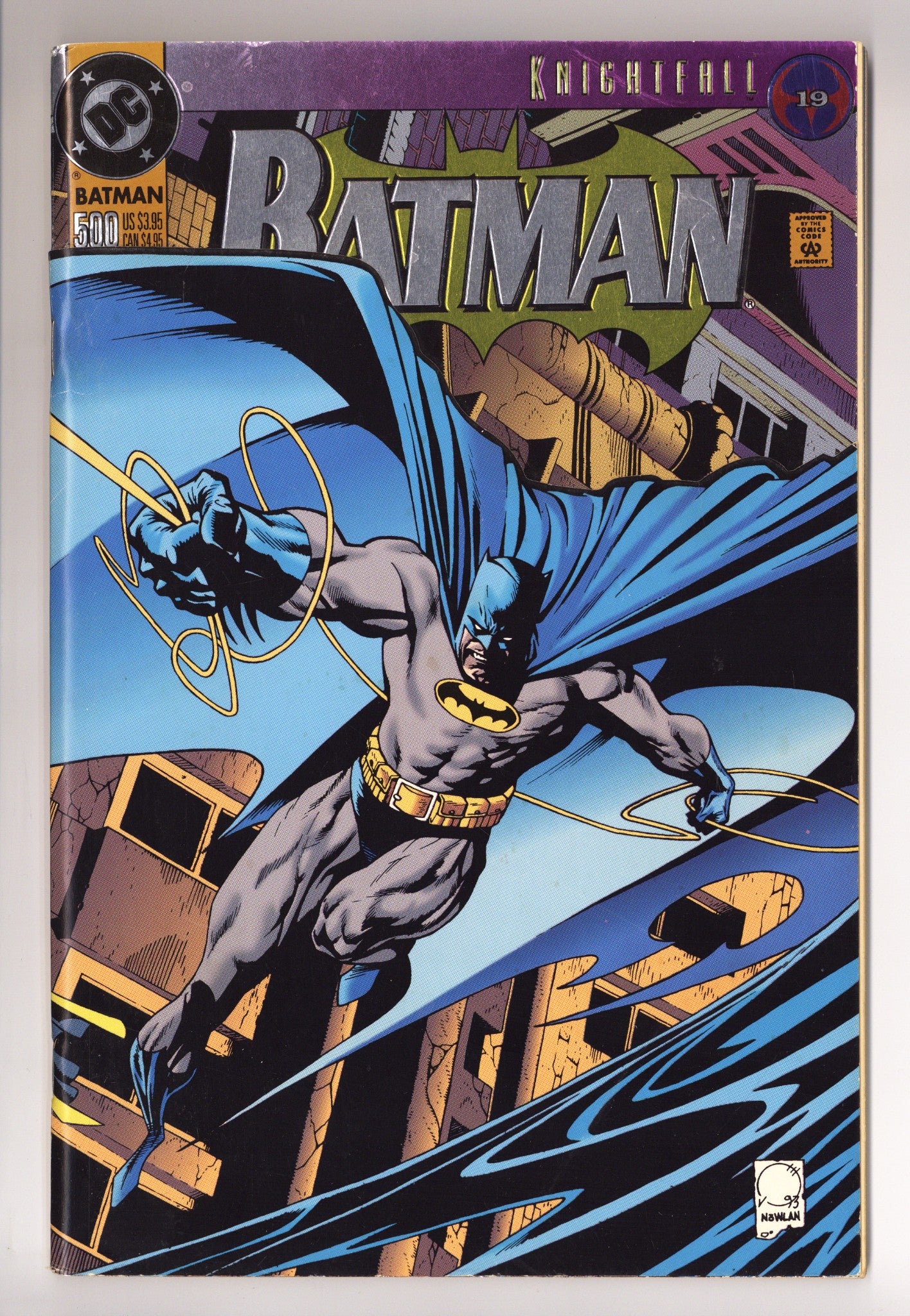 Batman Vol 1 500 Low Grade (1993) Foil Variant 