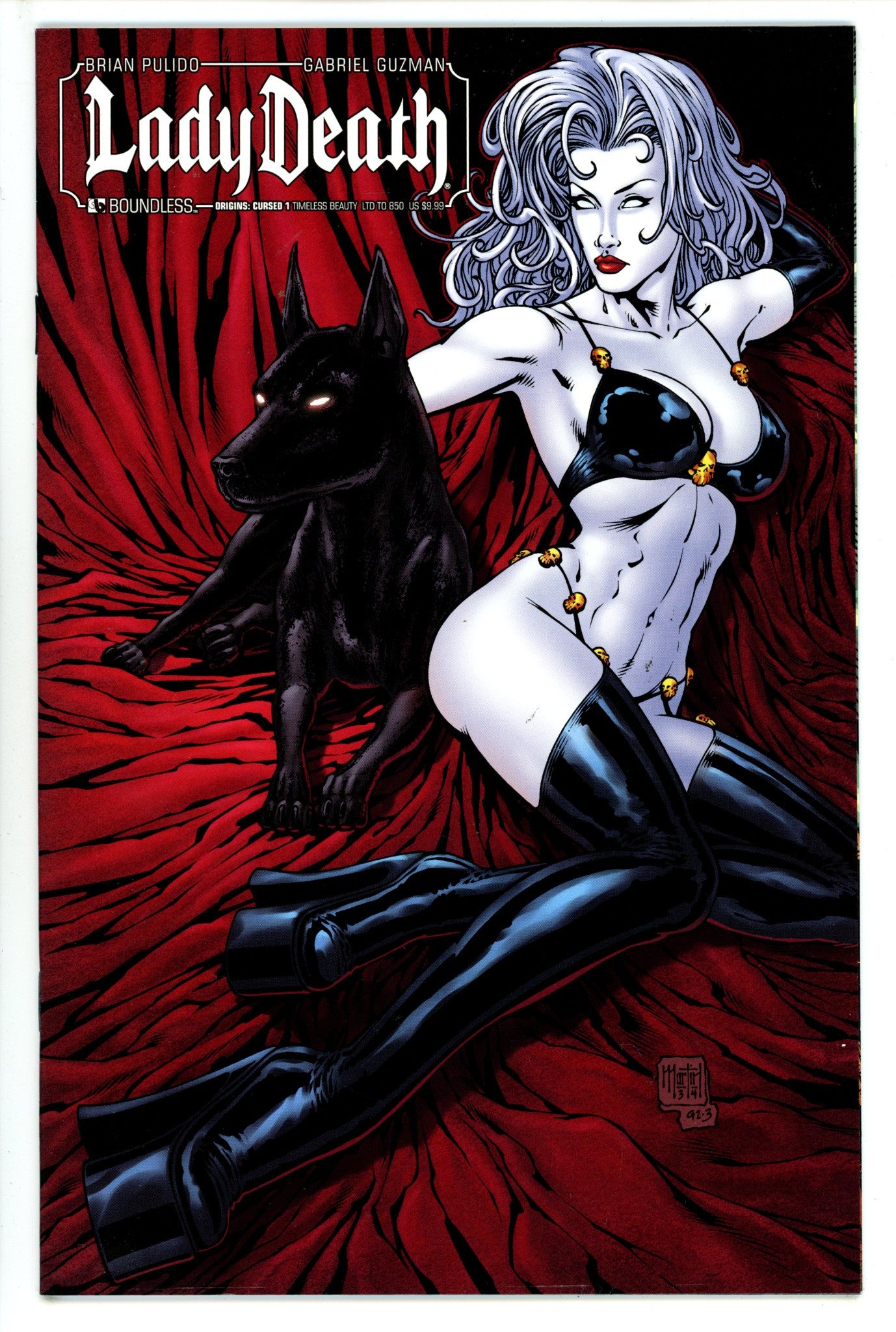 Lady Death: Origins - Cursed 1 Martin Variant NM (2012)