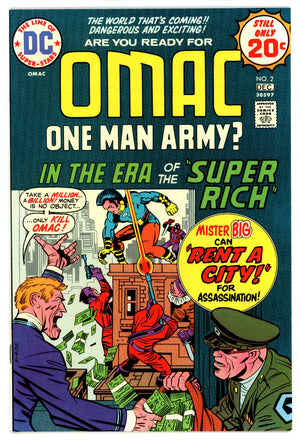 OMAC Vol 1 2 NM (9.4) (1974)