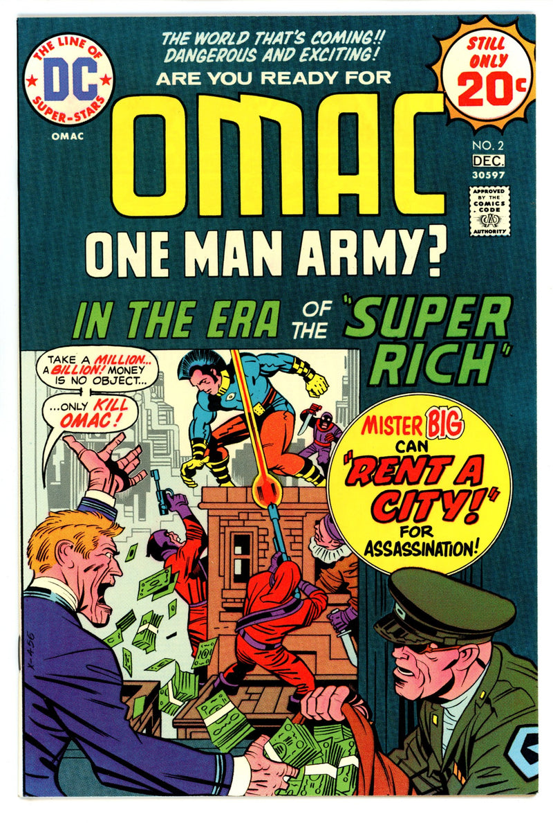 OMAC Vol 1 2 NM (9.4) (1974) 