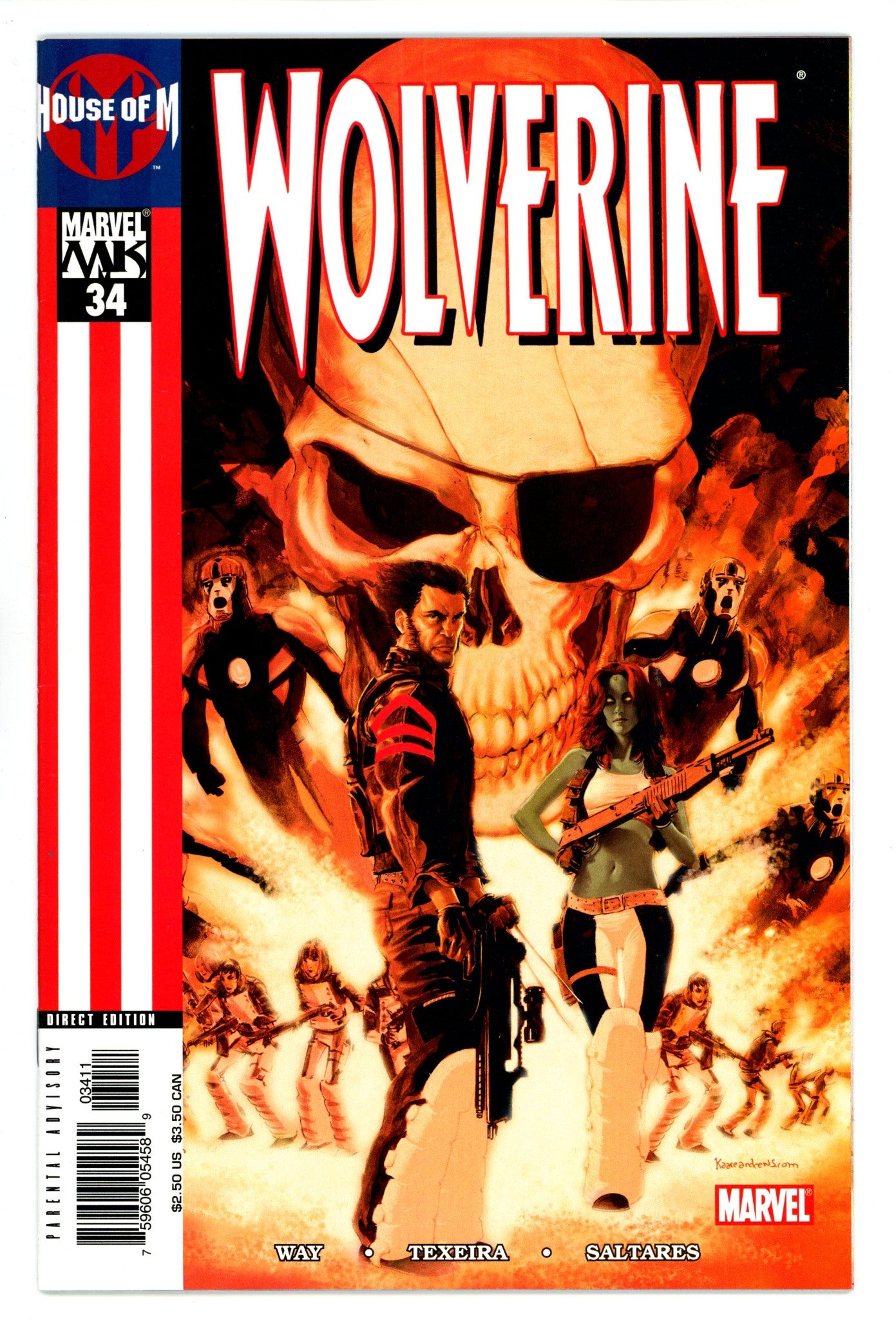 Wolverine Vol 3 34 High Grade (2005) 