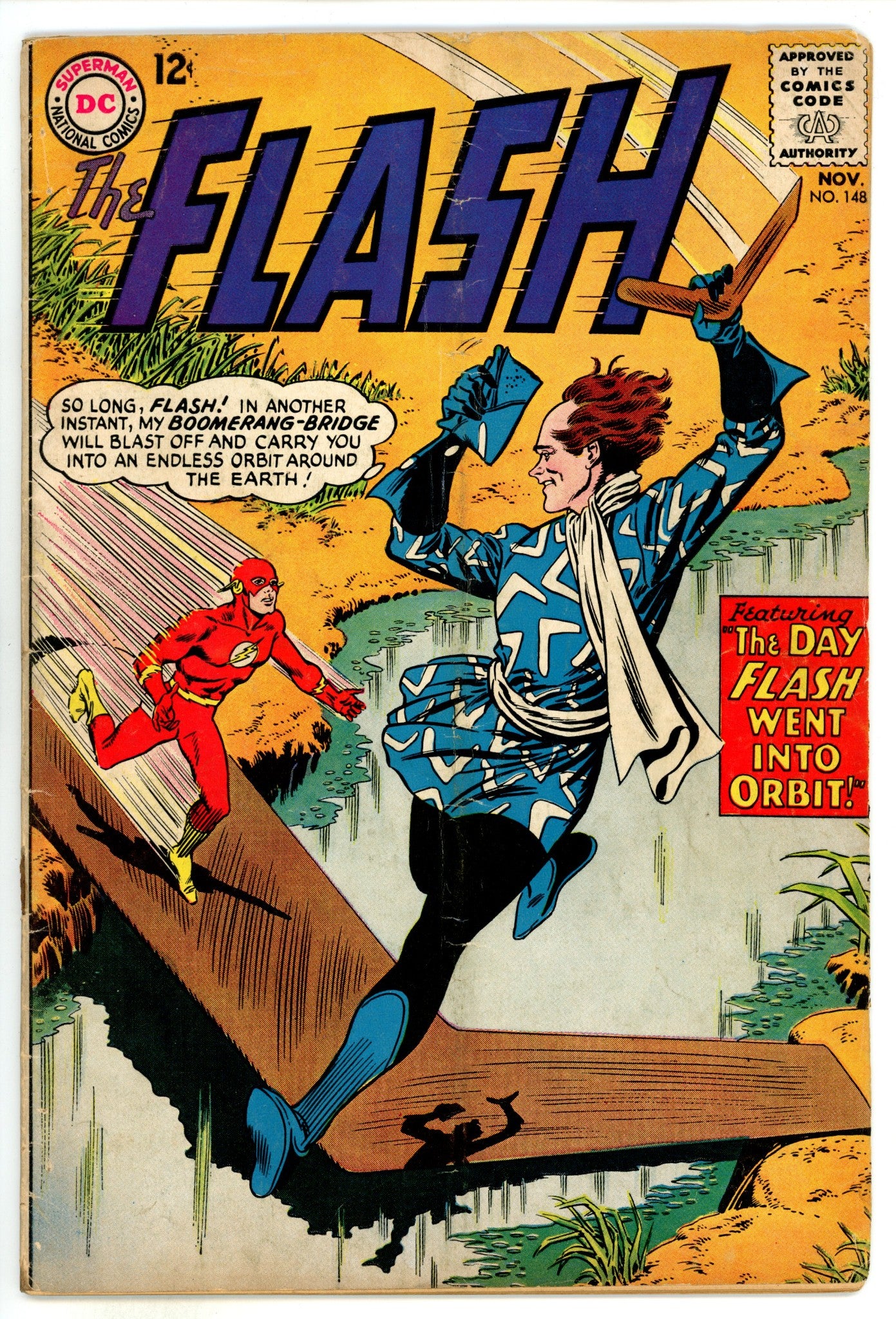 The Flash Vol 1 148 VG- (3.5) (1964) 