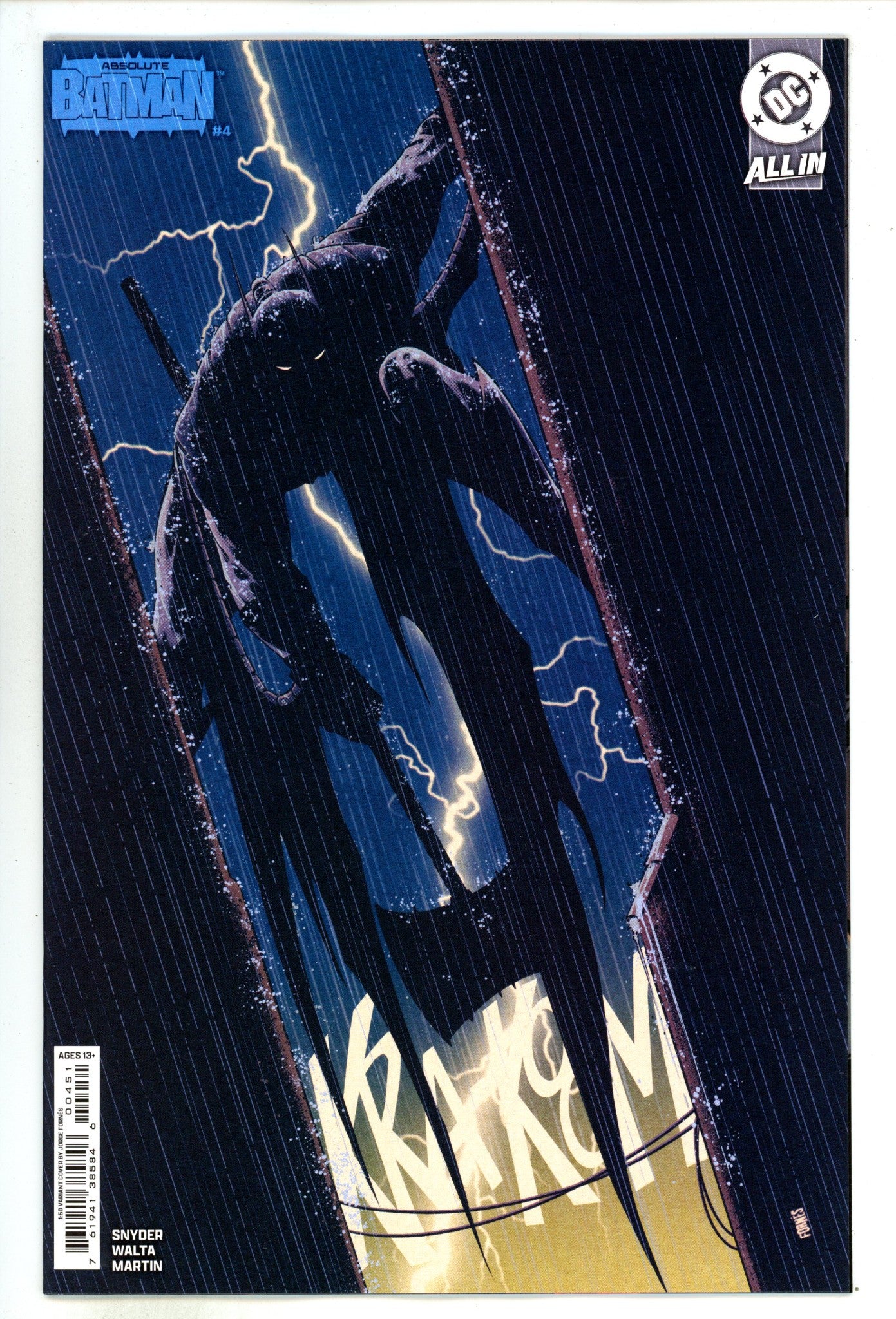Absolute Batman 4 Forn√©s Incentive Variant NM (2025)