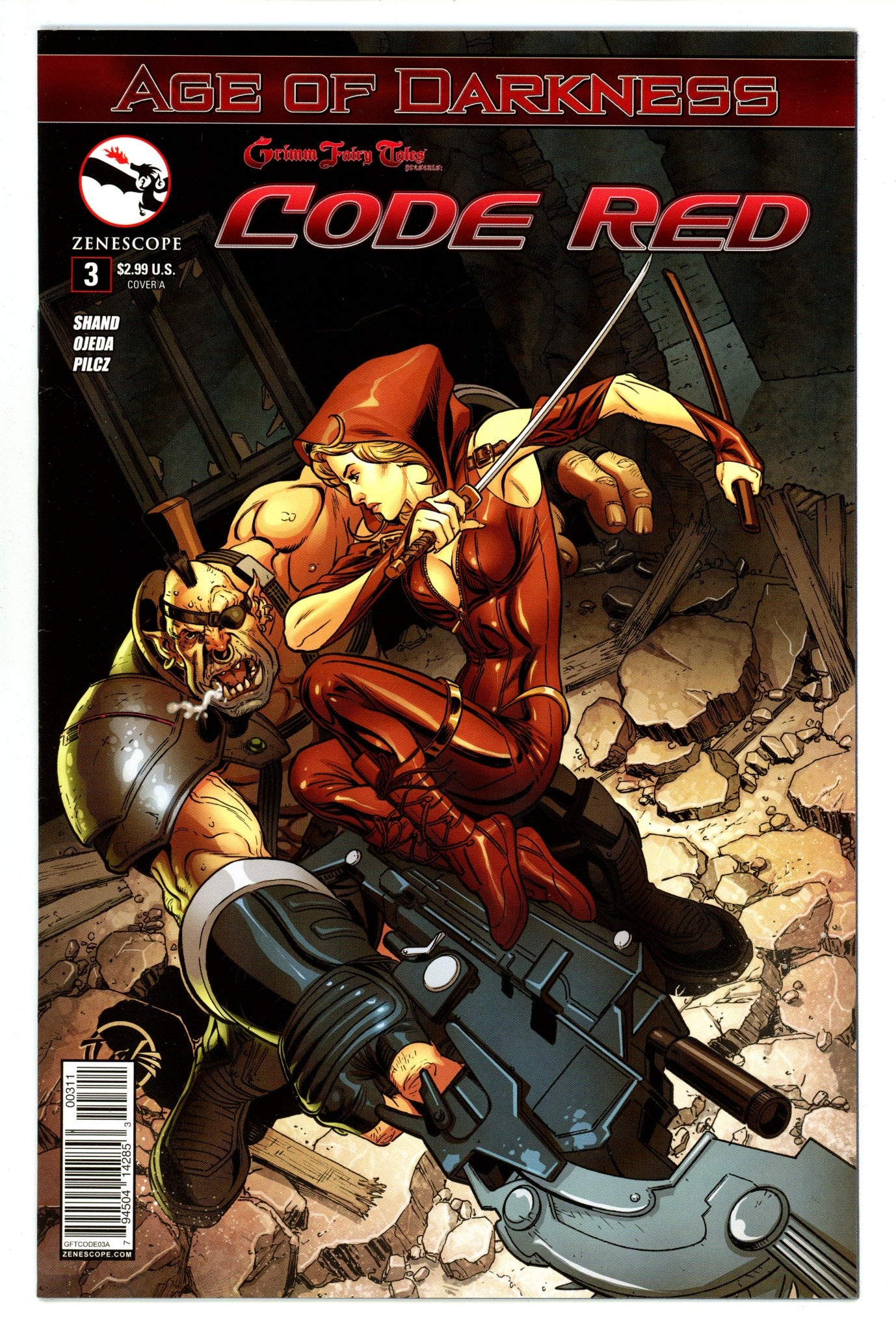Grimm Fairy Tales Presents Code Red 3 High Grade (2014) 