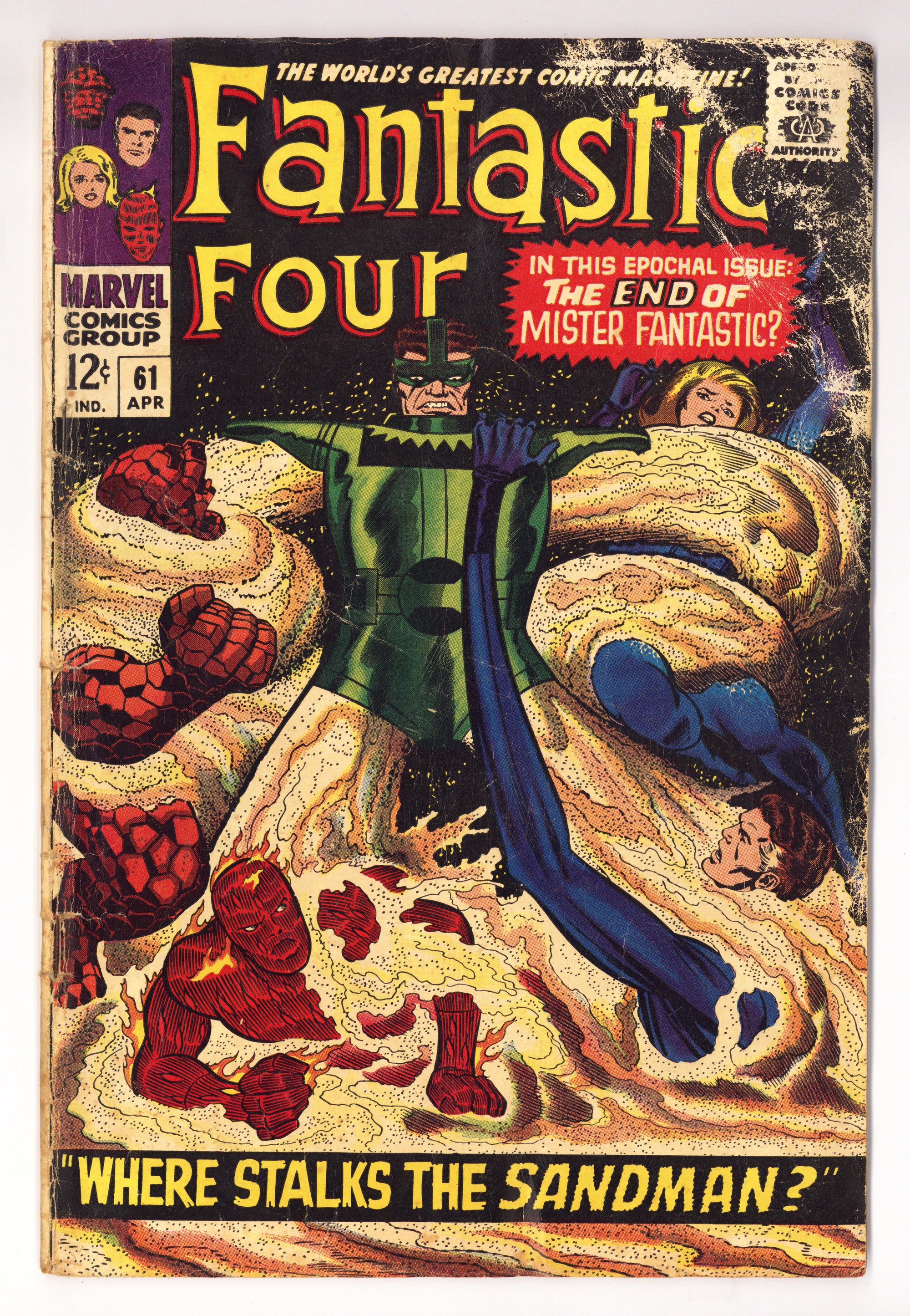 Fantastic Four Vol 1 61  GD (2.0)   (1967)        