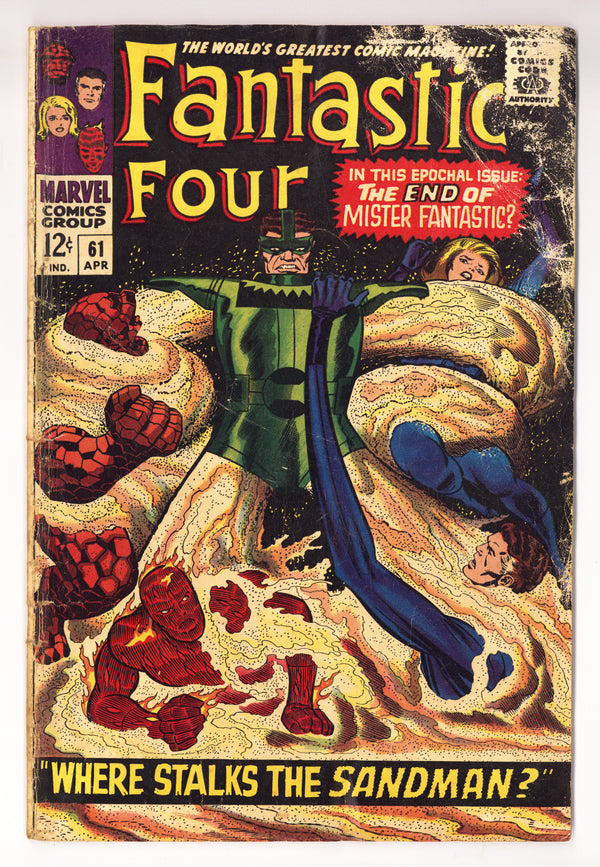 Fantastic Four Vol 1 61  GD (2.0)   (1967)