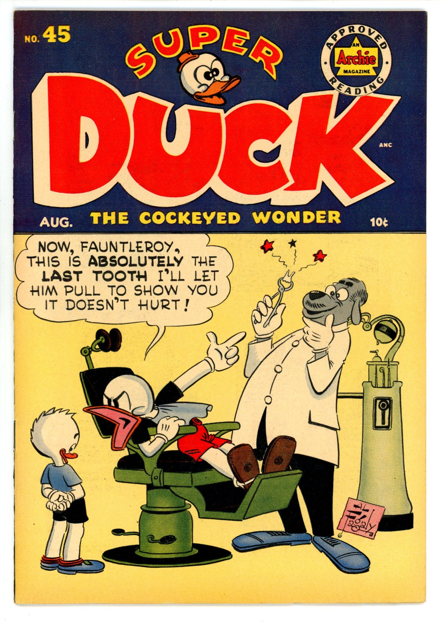 Super Duck Comics 45 VF (8.0) (1952) 
