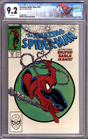 The Amazing Spider-Man Vol 1 301 CGC 9.2 (NM-) (1988)