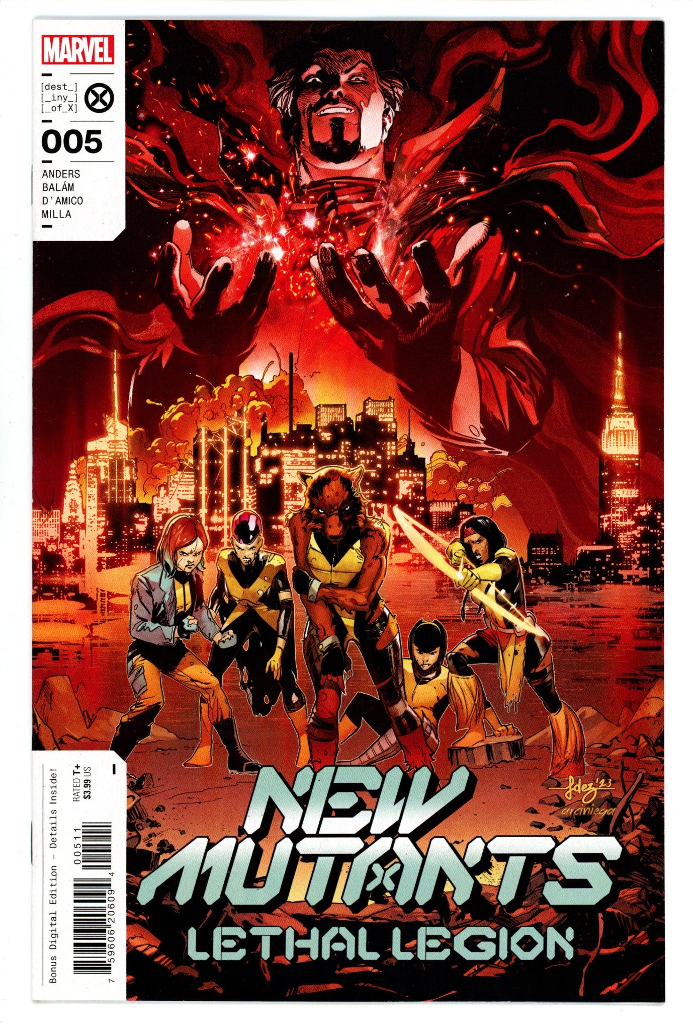 New Mutants Lethal Legion 5 High Grade (2023) 