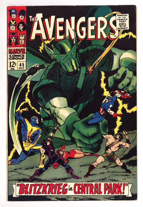 The Avengers Vol 1 45 VF (8.0) (1967)