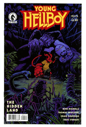 Young Hellboy: The Hidden Land 4 High Grade (2021) Cover
