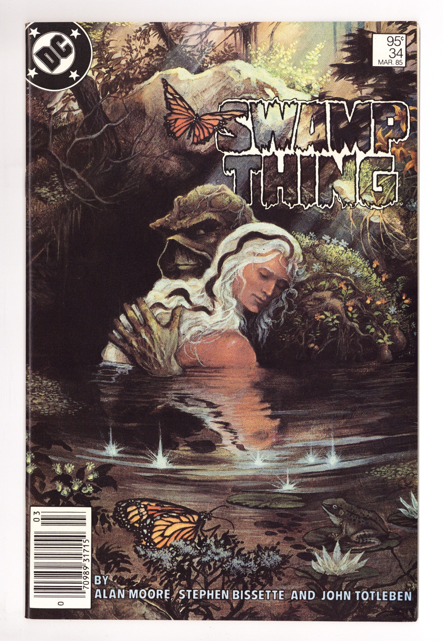 The Saga of Swamp Thing Vol 2 34 NM- (9.2) (1985) Canadian Price Variant 