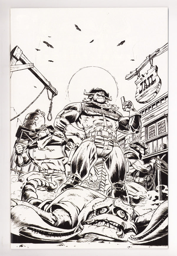Wild West C.O.W.-Boys of Moo Mesa 3 VF/NM (9.0) (2025) Krahnke B&W Virgin Incentive Variant