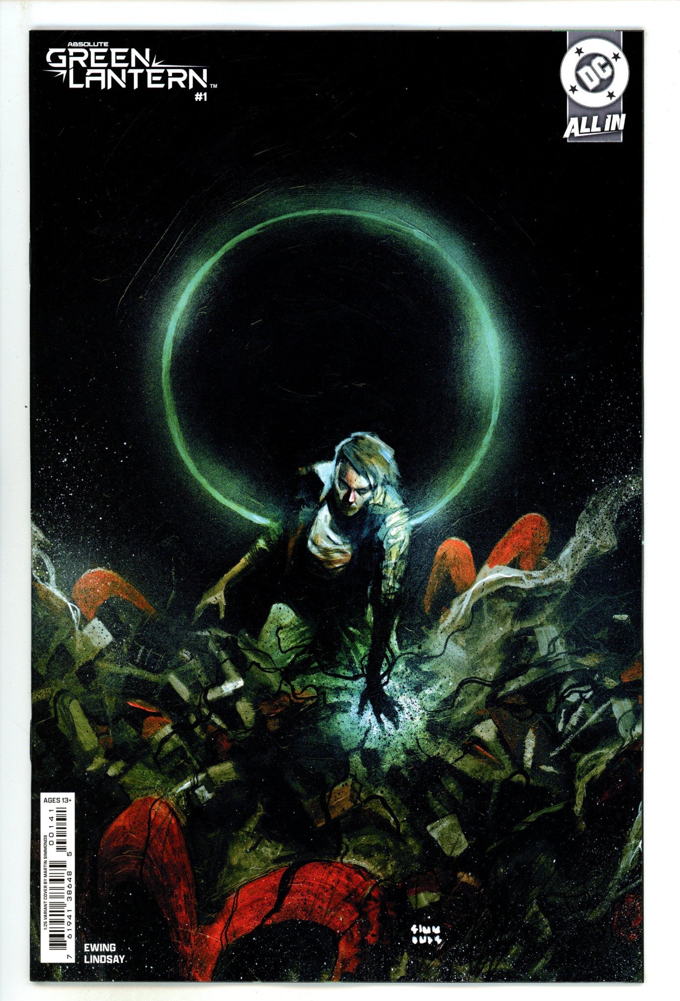 Absolute Green Lantern 1 Simmonds Incentive Variant NM (2025)