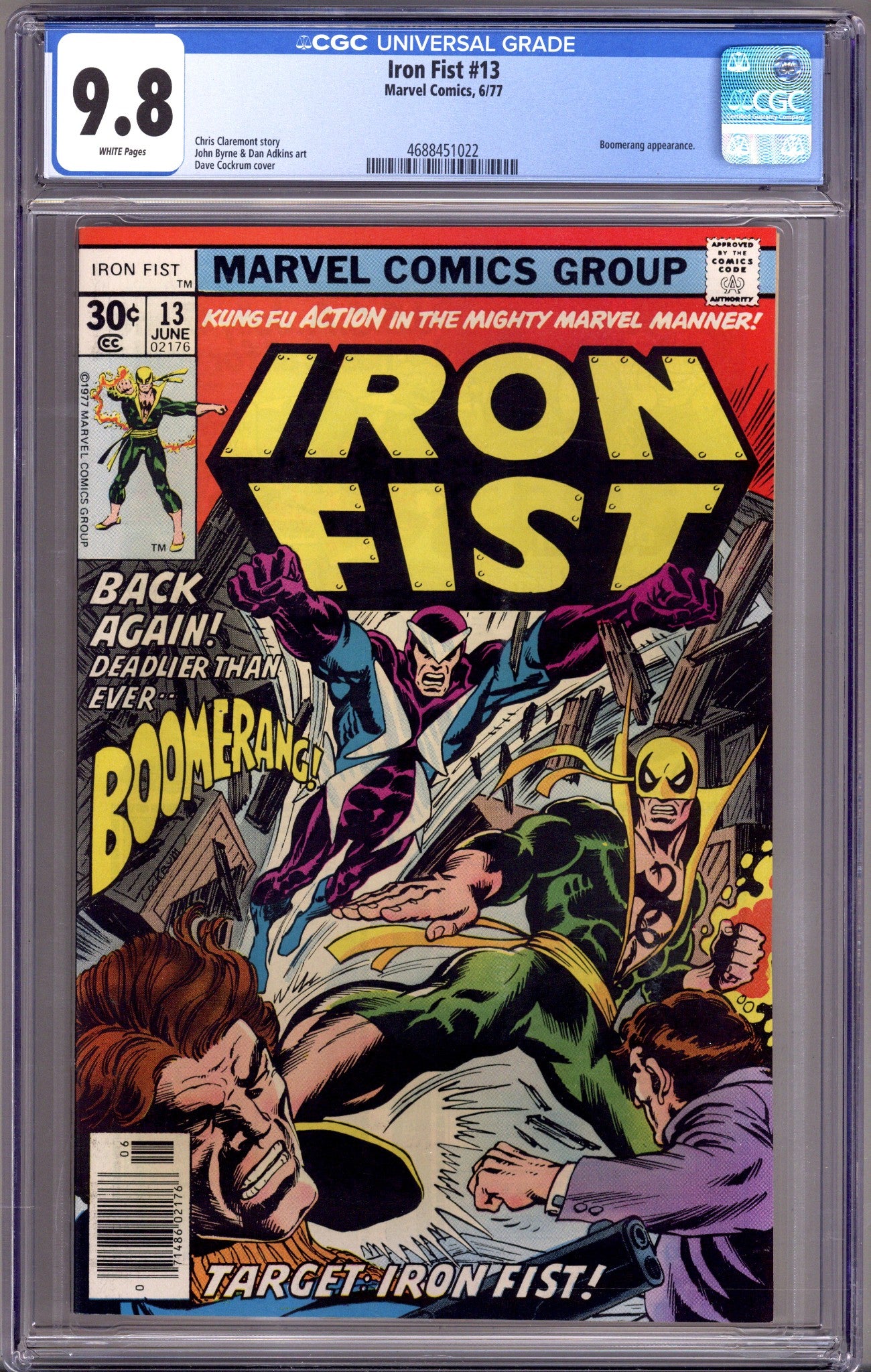 Iron Fist Vol 1 13 CGC 9.8 (NM/M) (1977) 