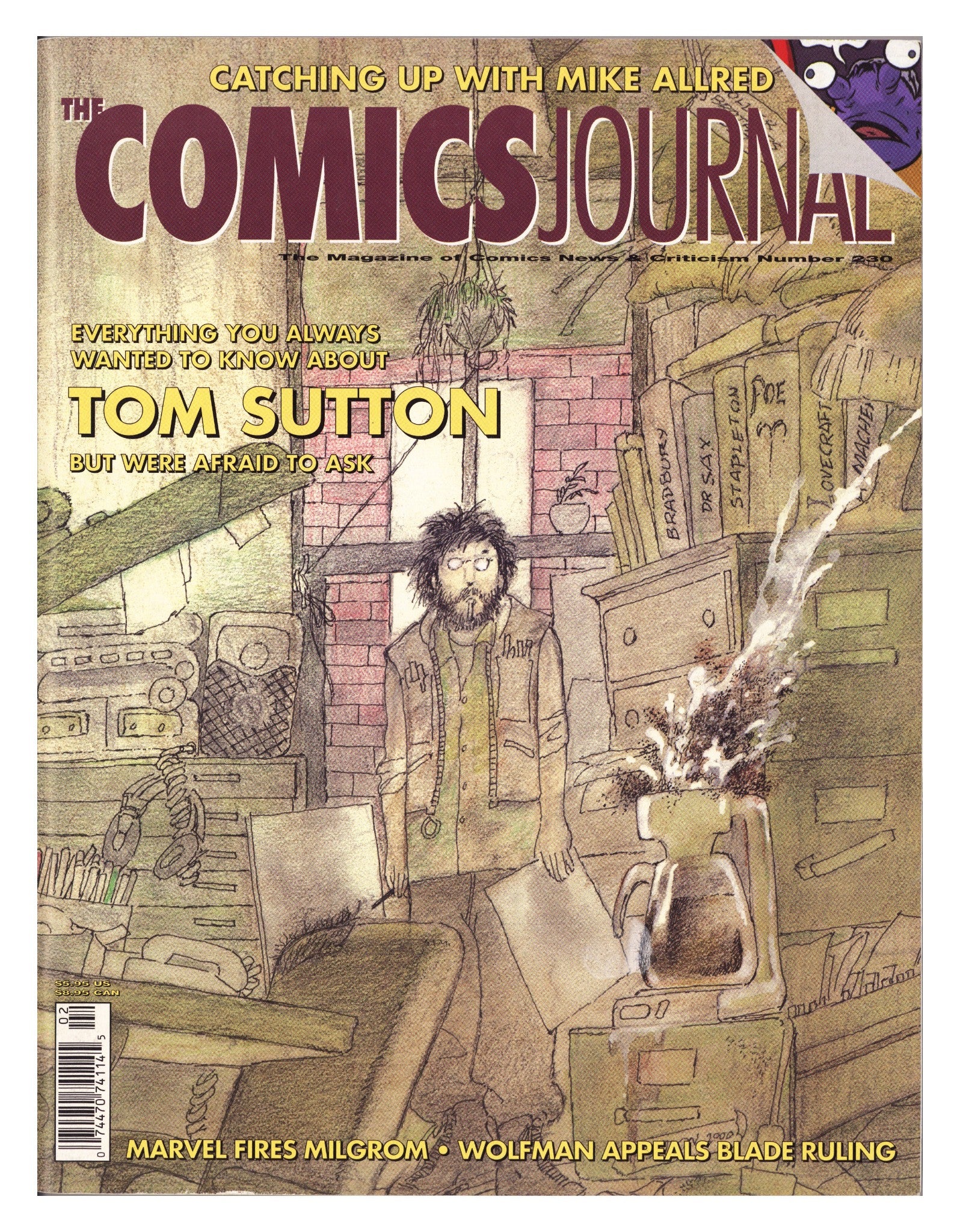 The Comics Journal 230 Mid Grade (2001) 