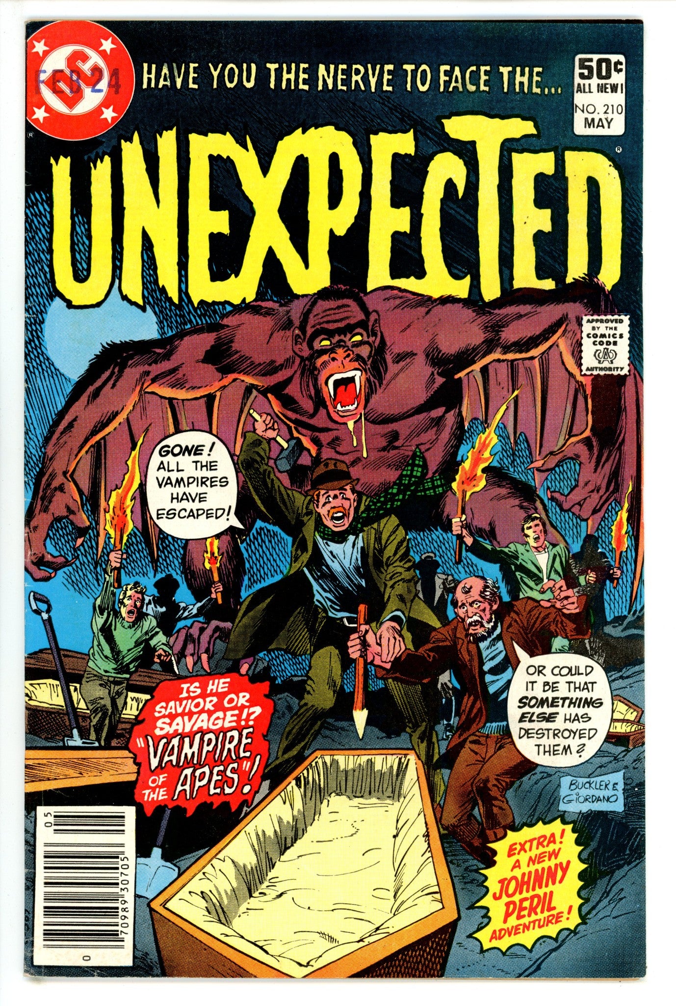 The Unexpected Vol 1 210 Newsstand VG (1981)
