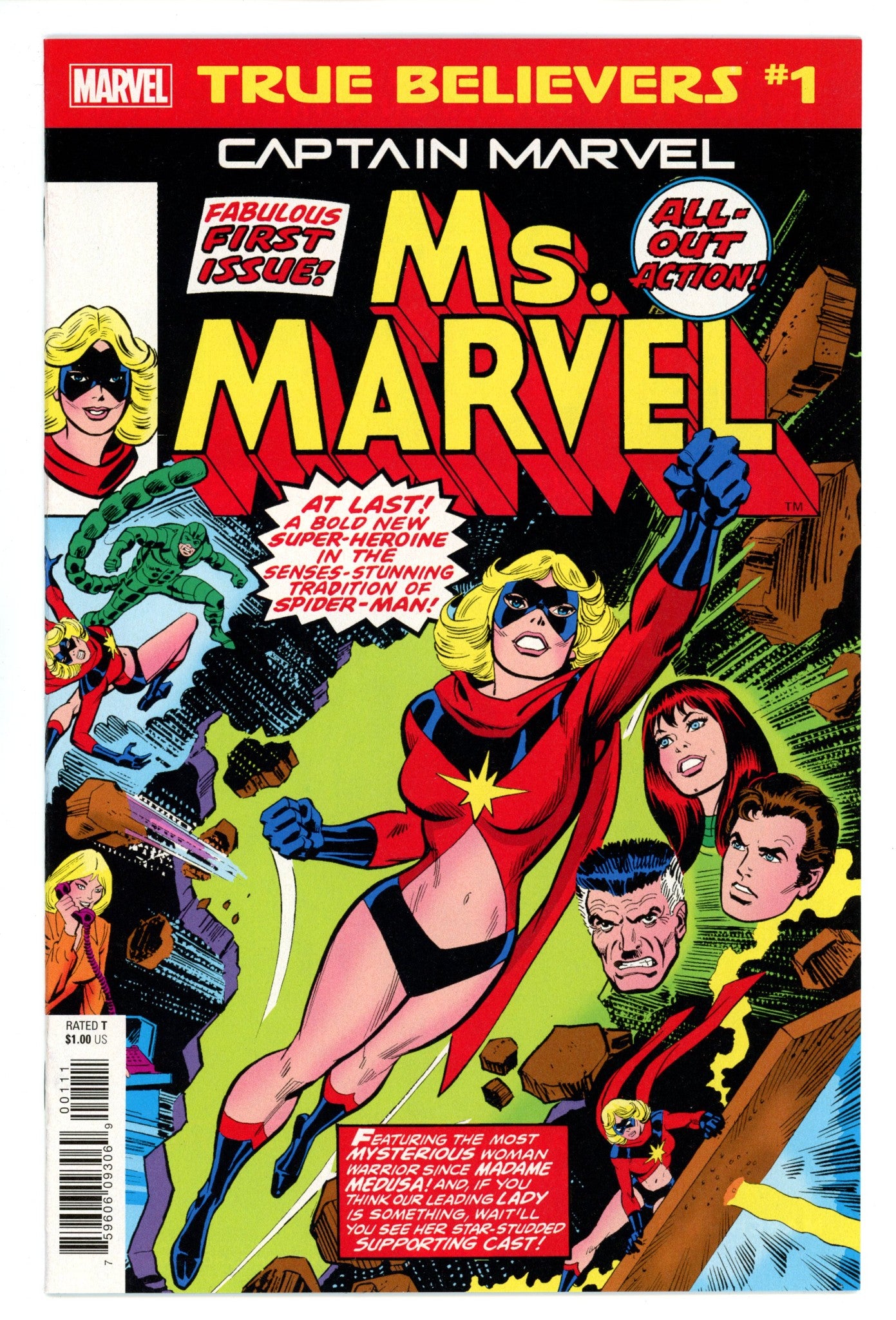 True Believers: Captain Marvel - Ms. Marvel 1 High Grade (2019) 