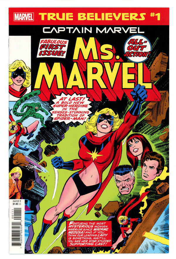 True Believers: Captain Marvel - Ms. Marvel 1 High Grade (2019)