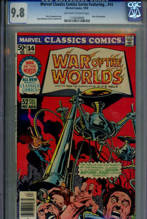 Marvel Classics Comics  14 CGC 9.8 (NM/M)  (1976)  
