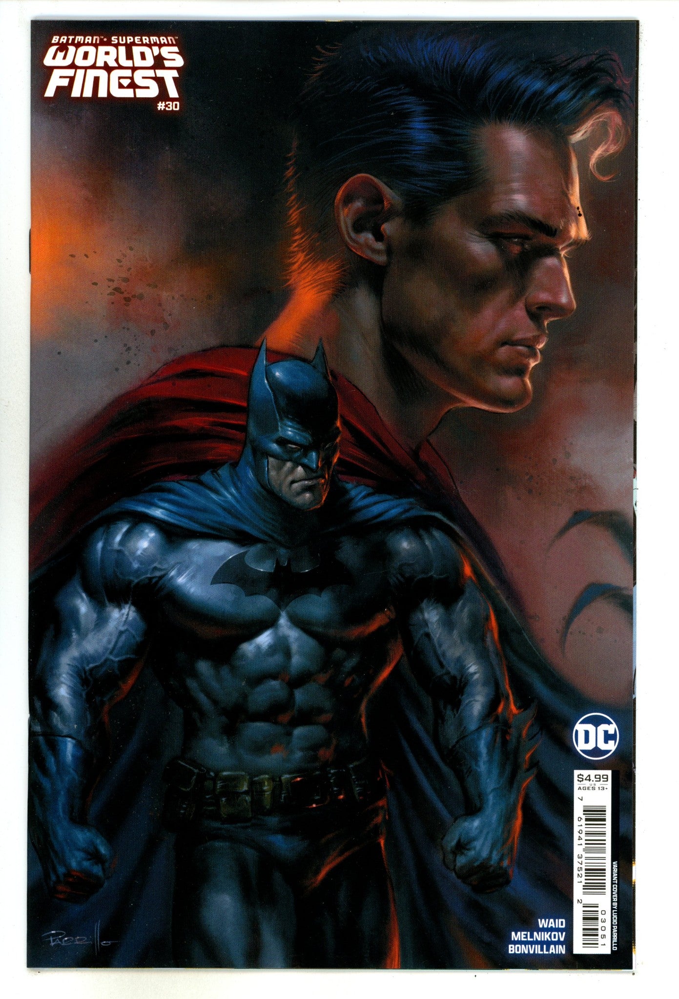 Batman Superman Worlds Finest 30 Parrillo Variant (2024)