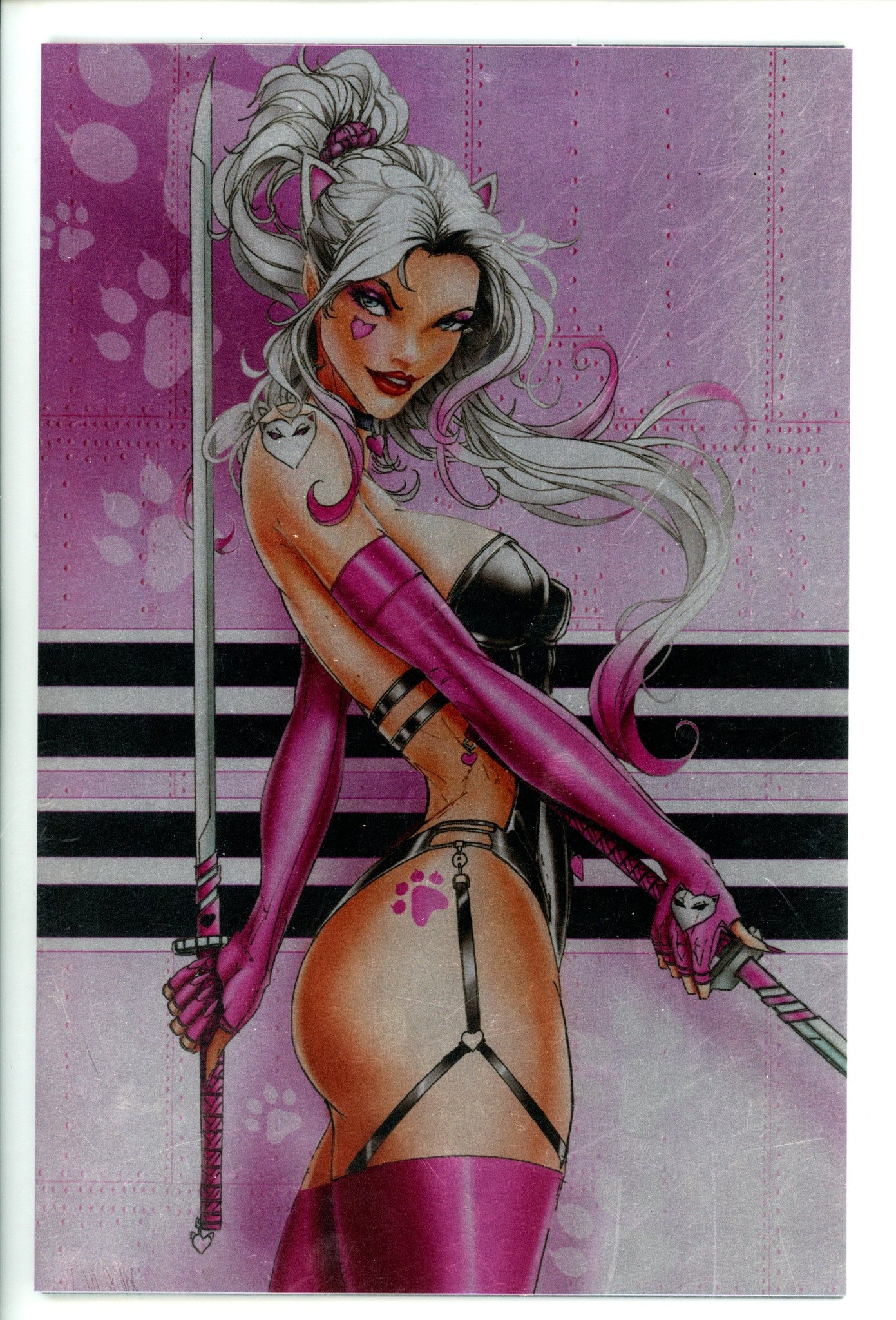 Miss Meow 1 NM (9.4) Naughty /20 (2022) Tyndall Metal Virgin Exclusive Variant 