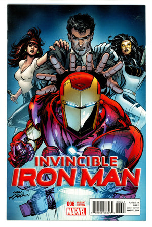 Invincible Iron Man Vol 2 6 High Grade (2016) Adams Incentive Variant