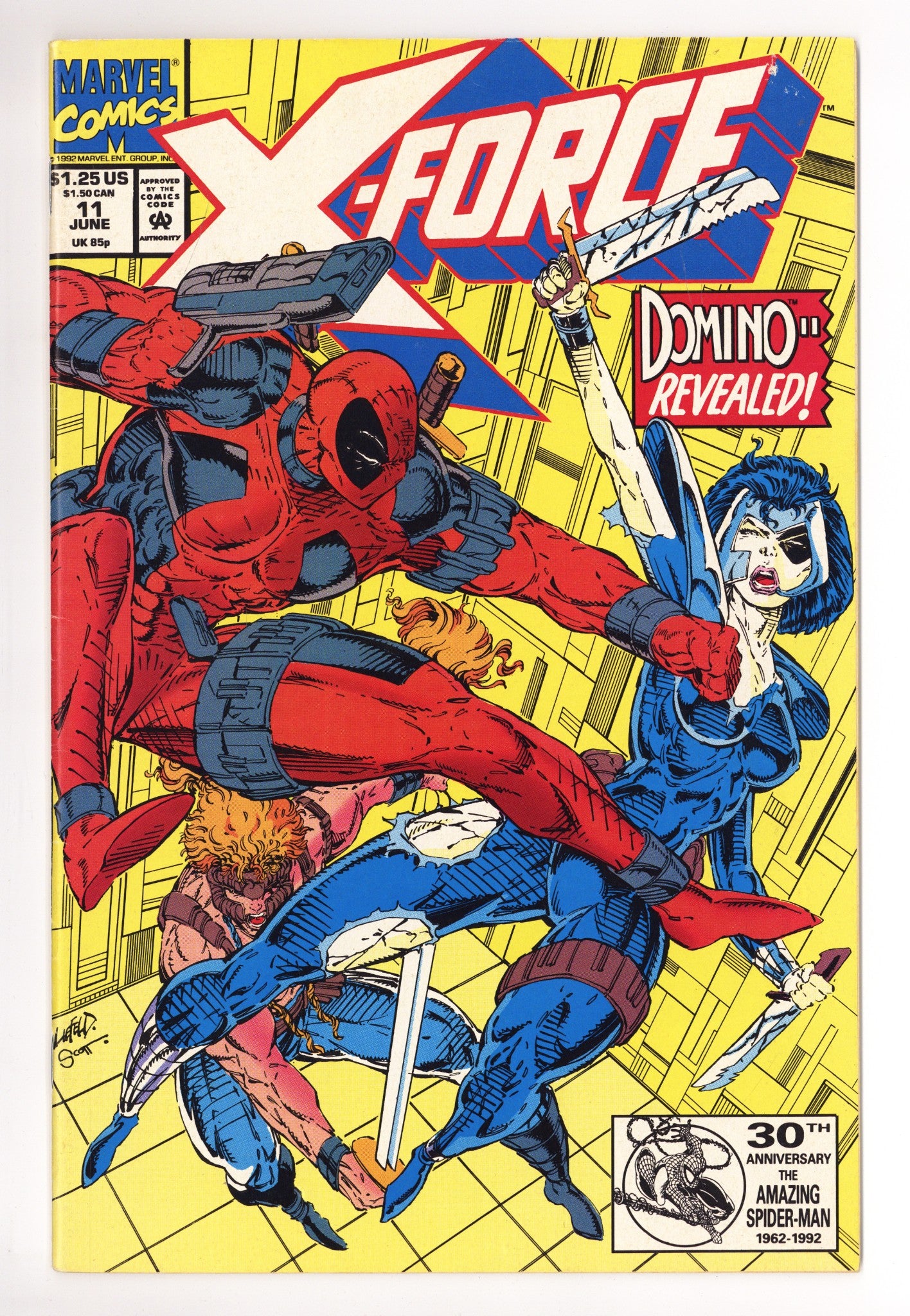 X-Force Vol 1 11 Low Grade (1992) 