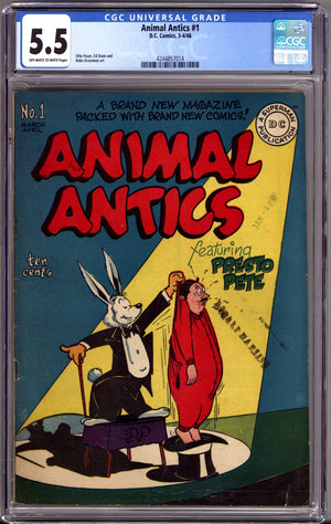 Animal Antics 1 CGC 5.5 (FN-) (1946)