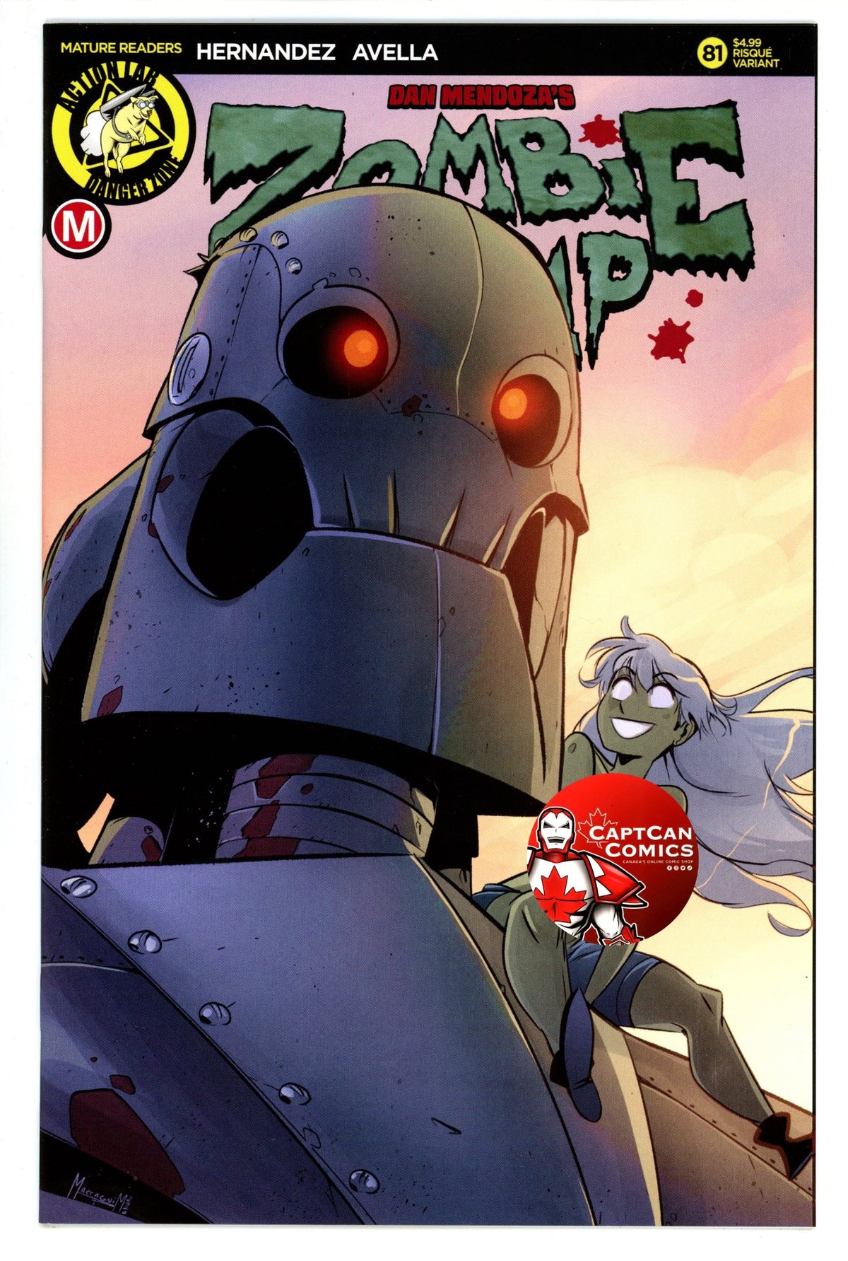 Zombie Tramp Vol 3 81 NM- (9.2) (2021) Maccagni Risque Variant 