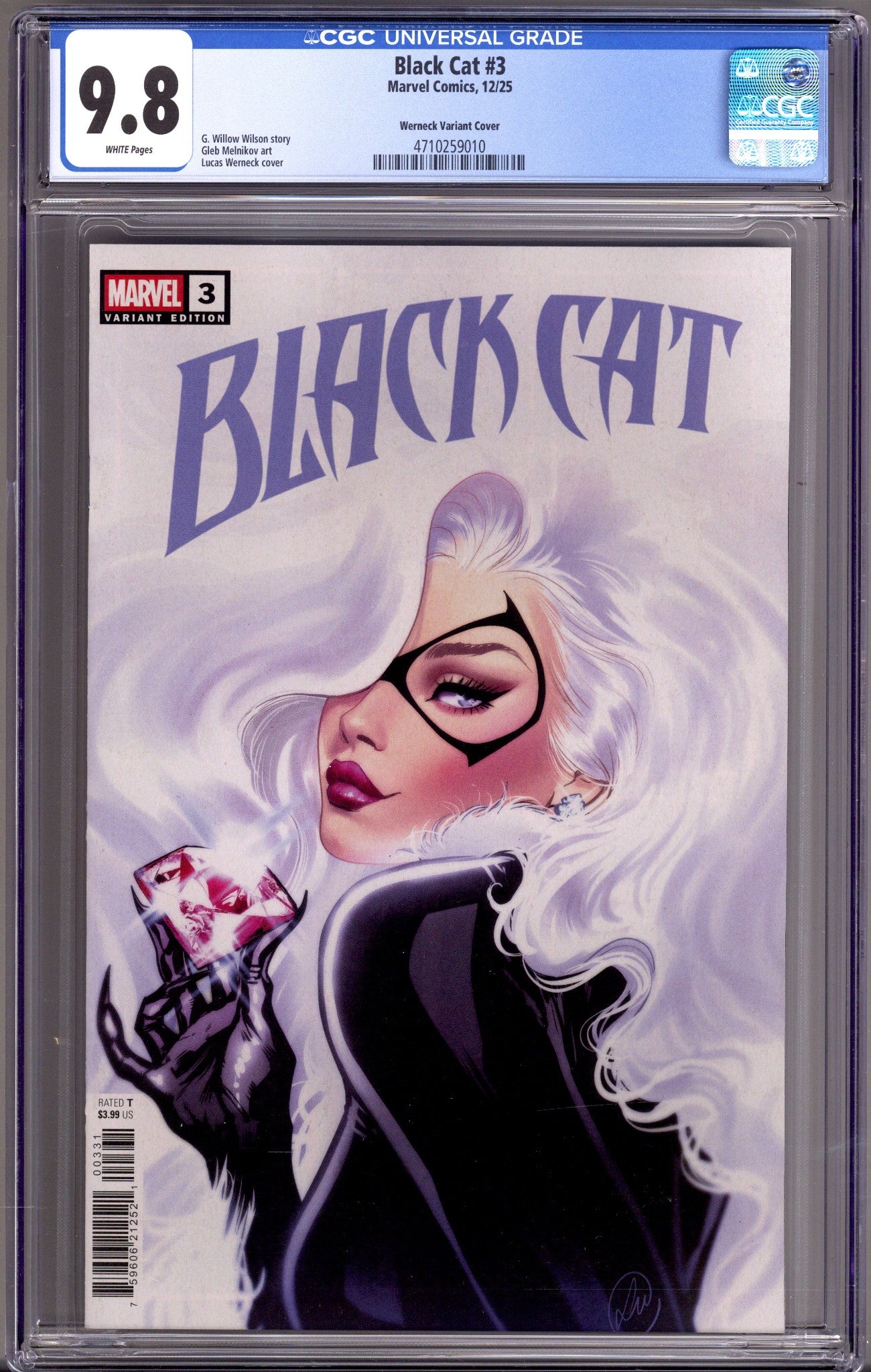 Black Cat Vol 3 3 CGC 9.8 (NM/M) (2025) Werneck Variant 