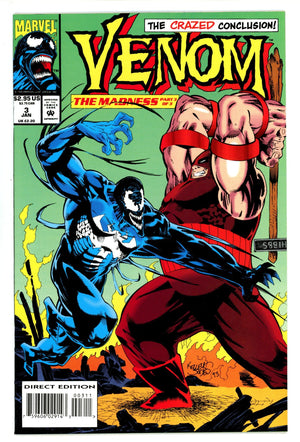 Venom: The Madness Vol 1 3  High Grade   (1994)