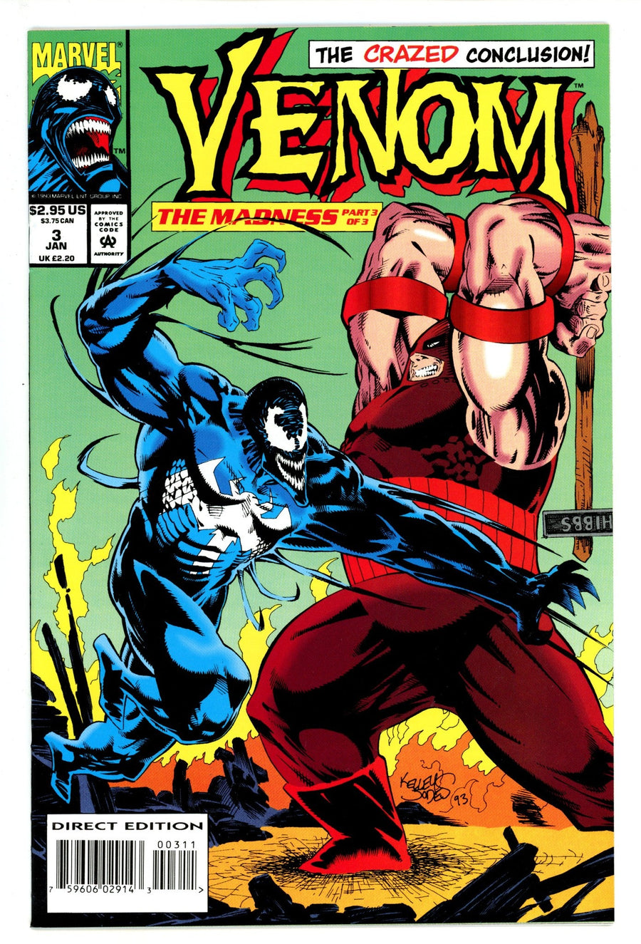 Venom: The Madness Vol 1 3  High Grade   (1994)