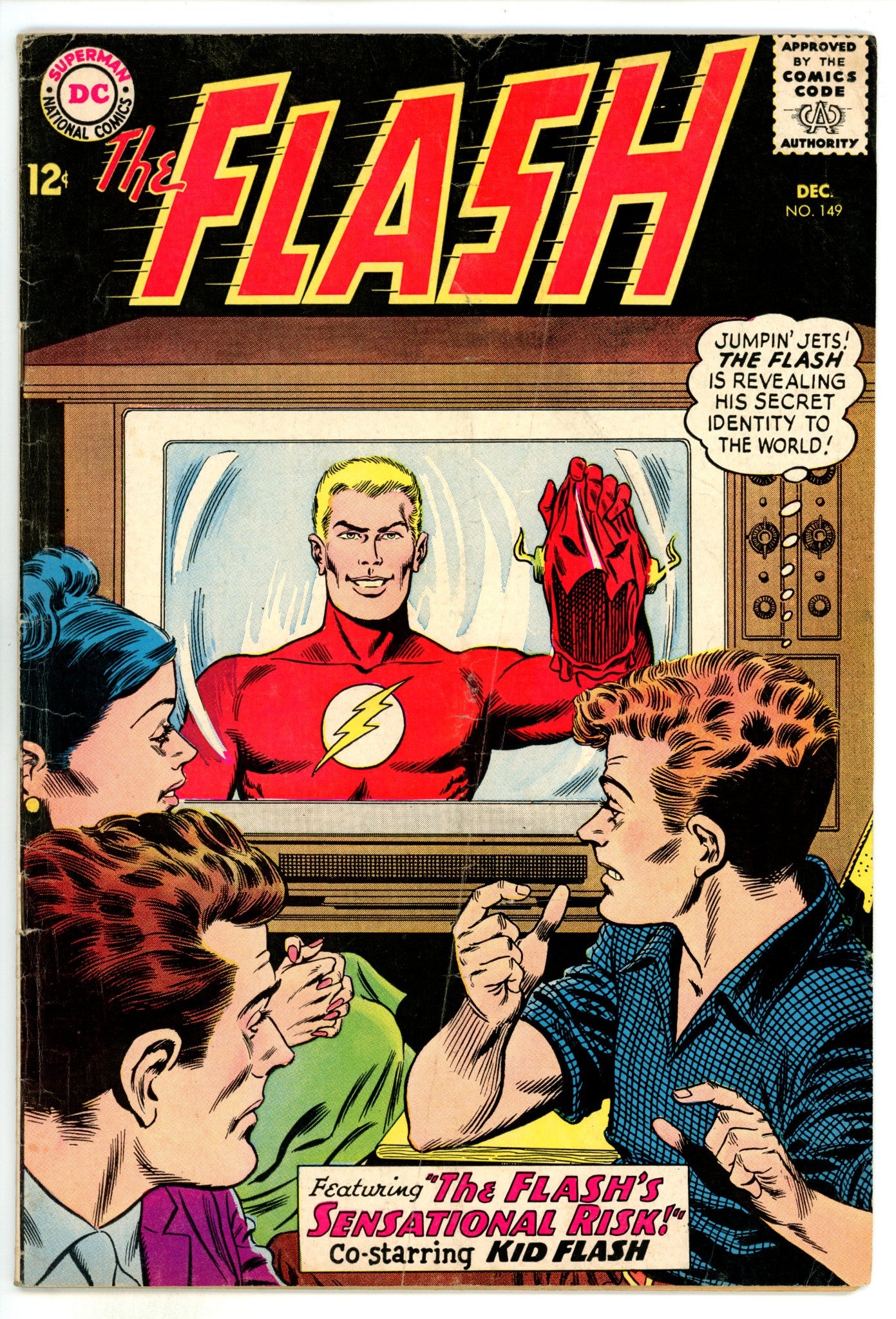 The Flash Vol 1 149 VG+ (4.5) (1964) 