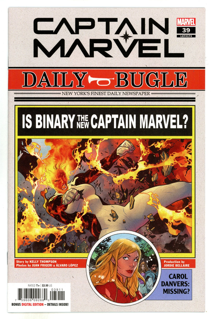Captain Marvel Vol 11 39 (173) High Grade (2022) 