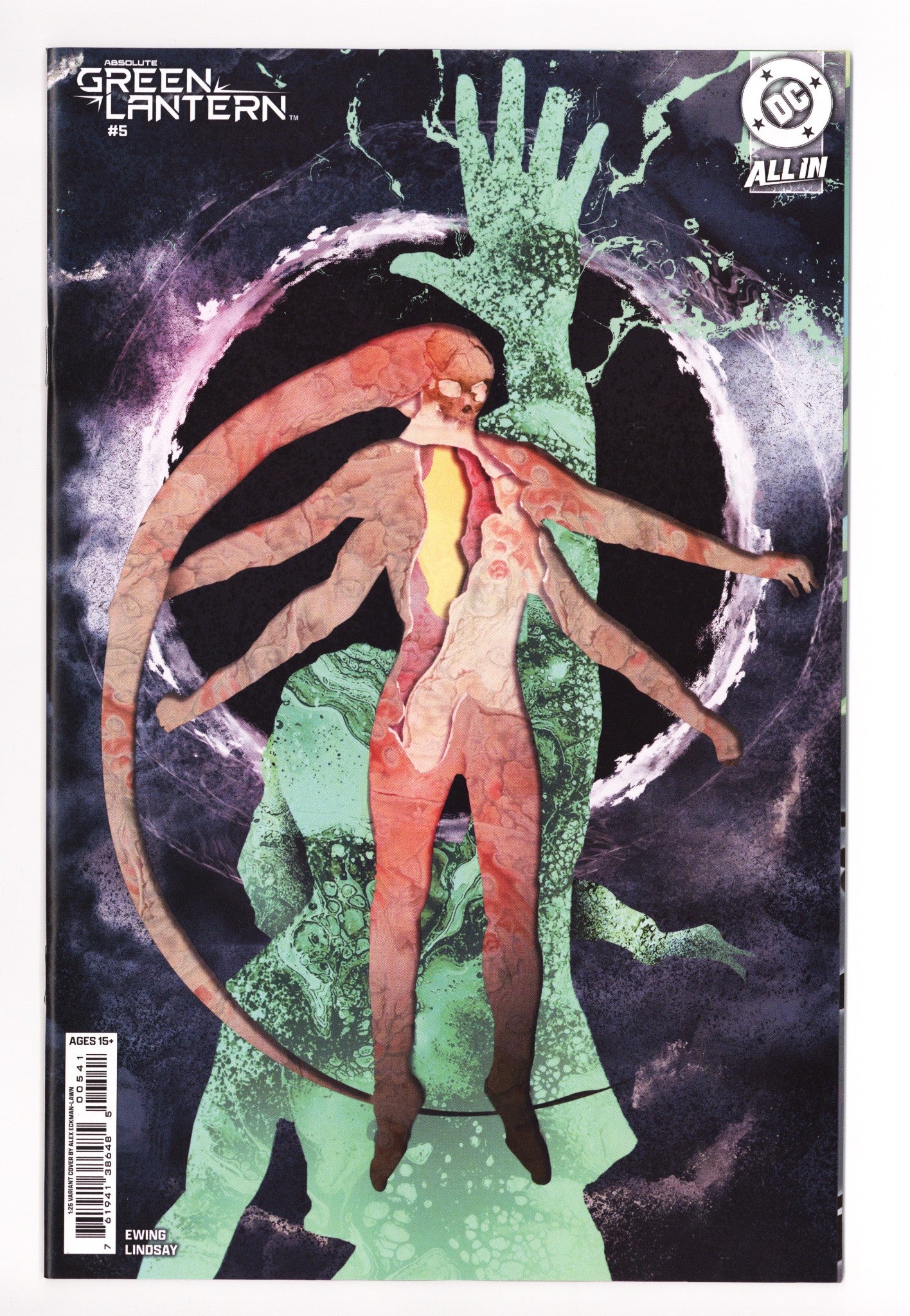 Absolute Green Lantern 5 NM- (9.2) (2025) Eckman-Lawn Incentive Variant 