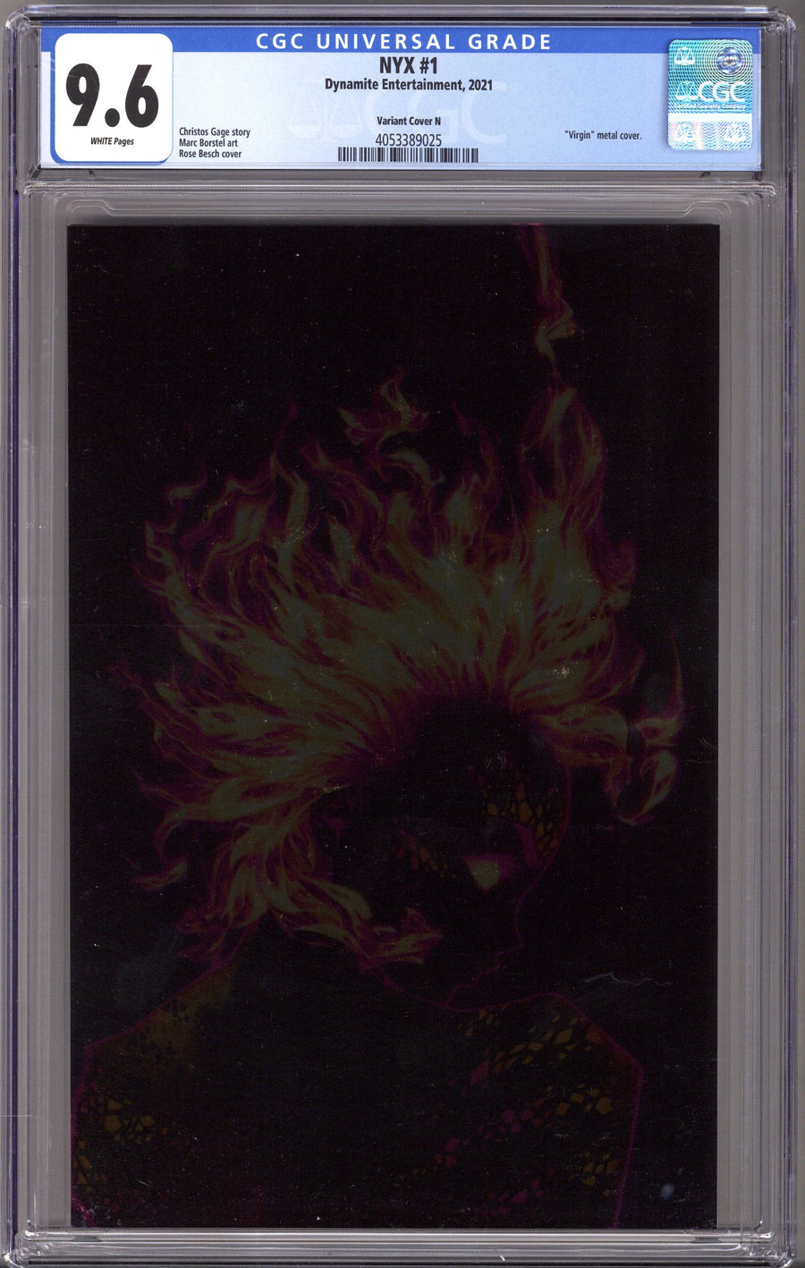Nyx 1 CGC 9.6 (NM+) (2021) Besch Metal Virgin Variant 