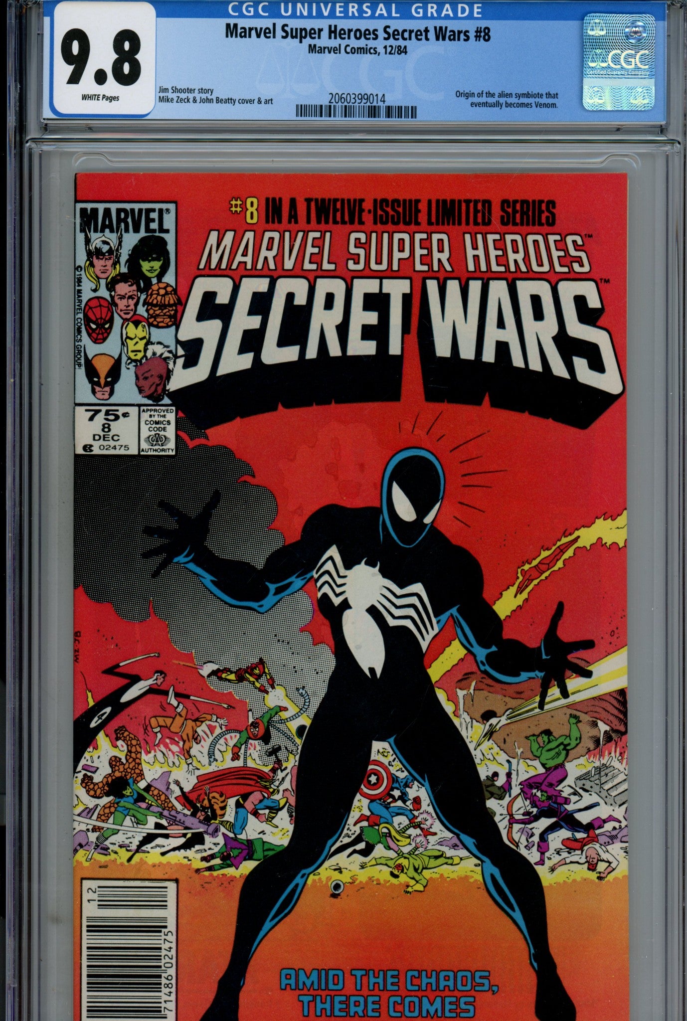 Marvel Super-Heroes Secret Wars 8 CGC 9.8 (NM/M) (1984) Newsstand 