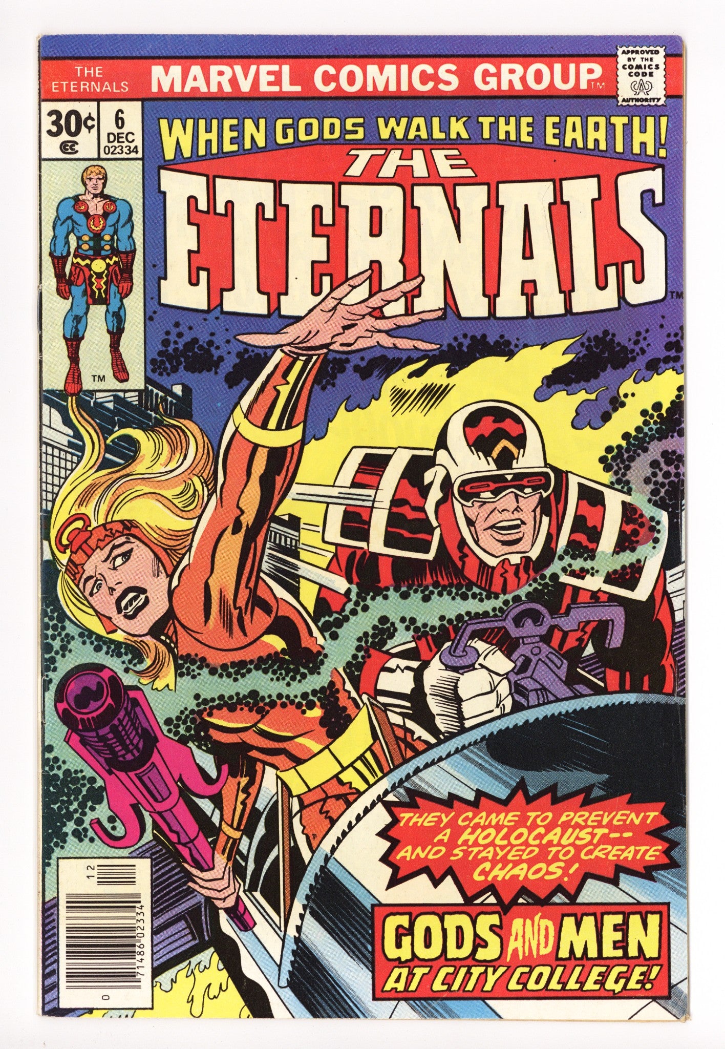 The Eternals Vol 1 6 Low Grade (1976) 