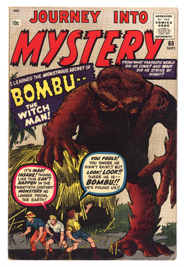 Journey into Mystery Vol 1 60 VG/FN (5.0) (1960)