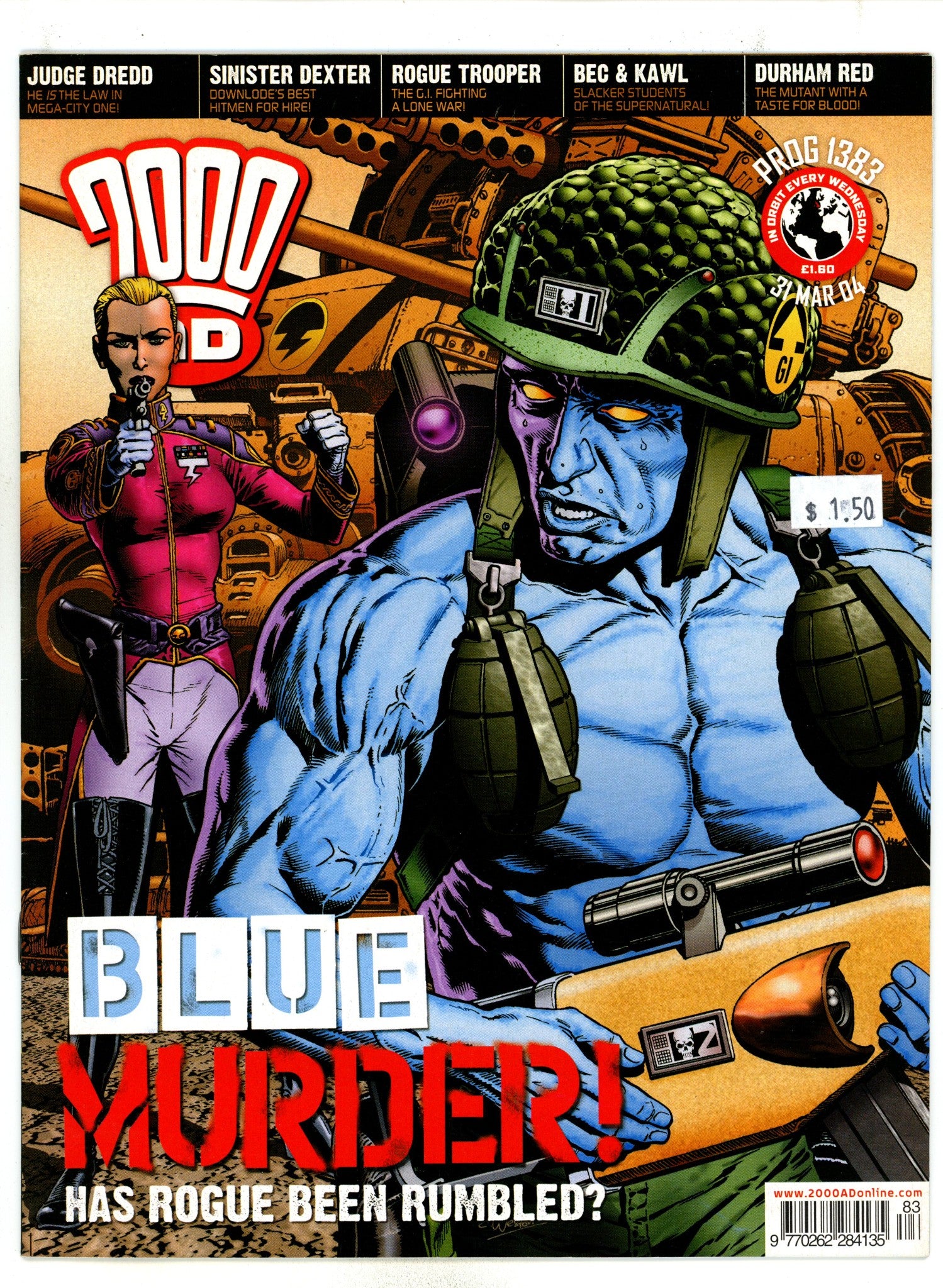 2000 AD 1383 Mid Grade (2004) 