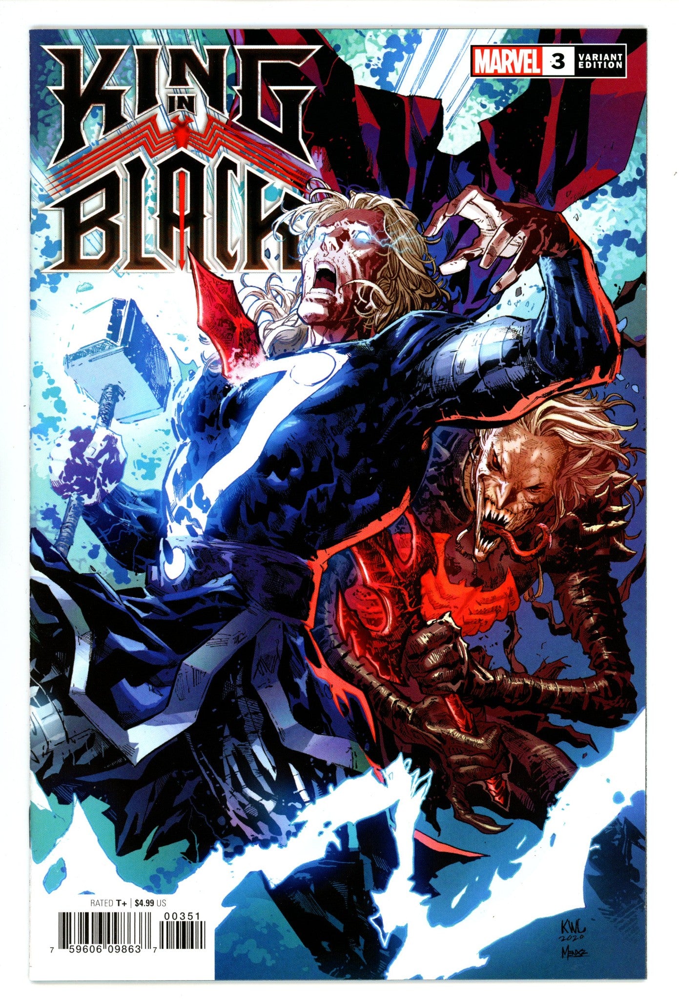 King in Black 3 High Grade (2021) Lashley Variant 