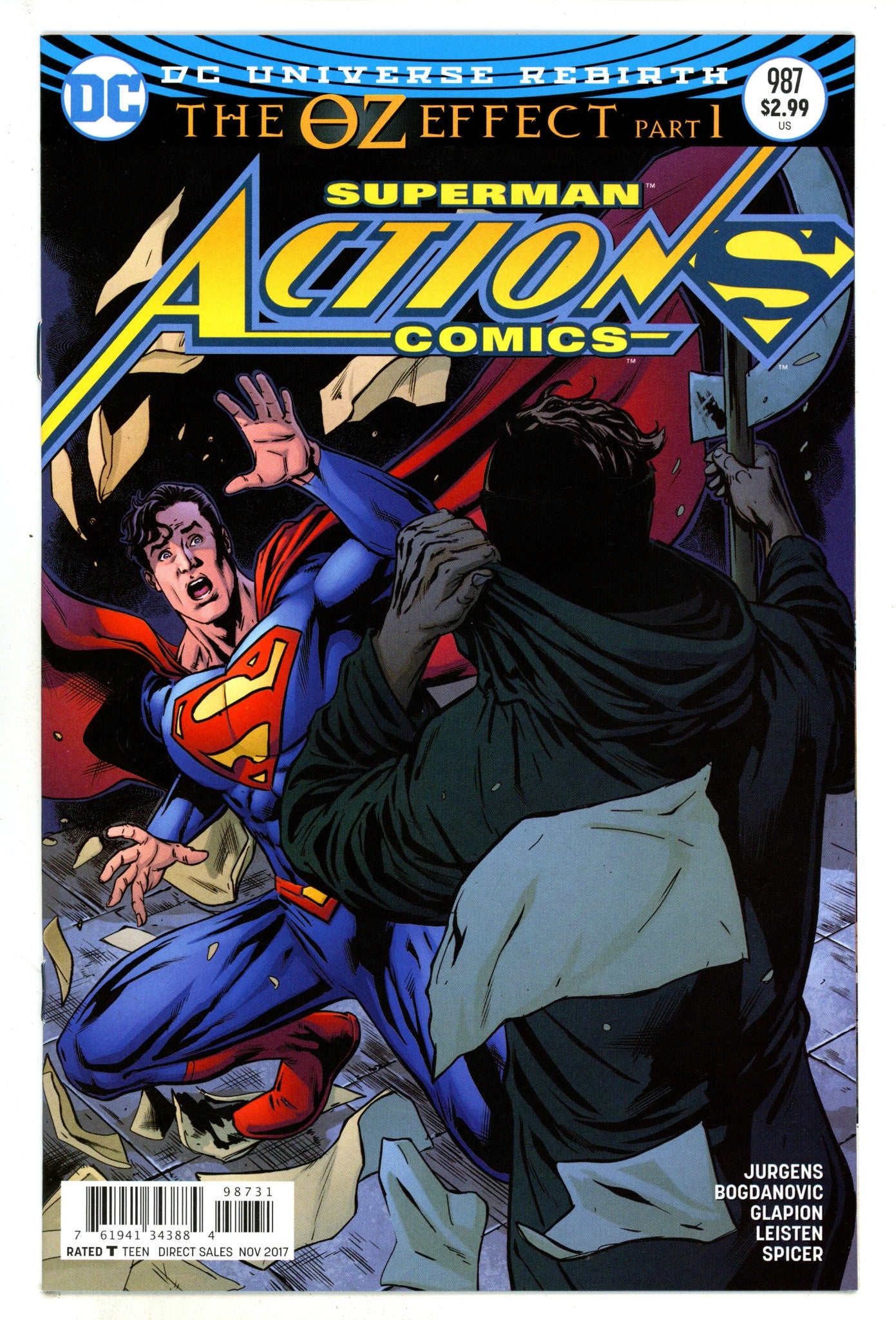 Action Comics Vol 3 987 High Grade (2017) Edwards Variant 