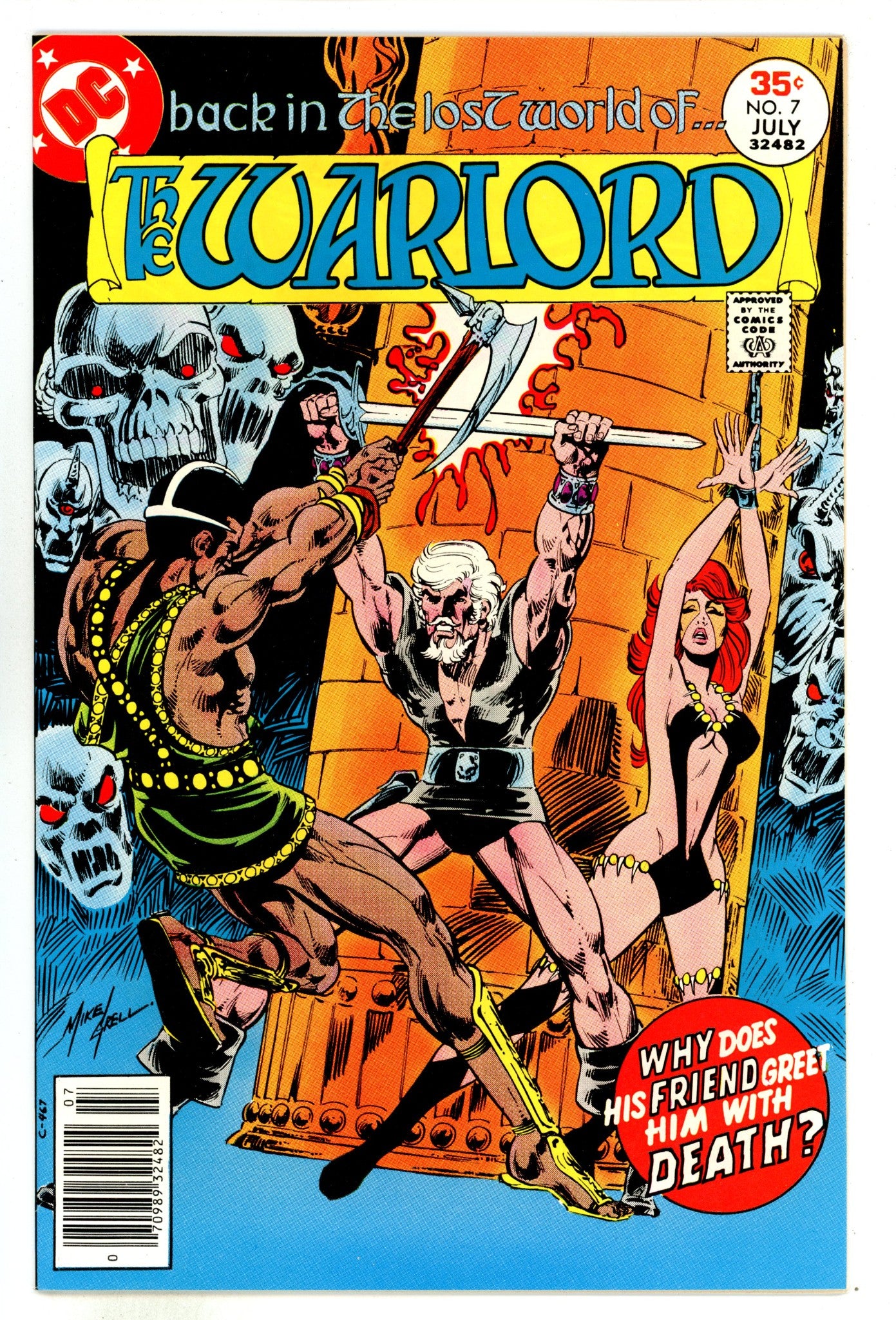 Warlord Vol 1 7 NM (9.4) (1977) 