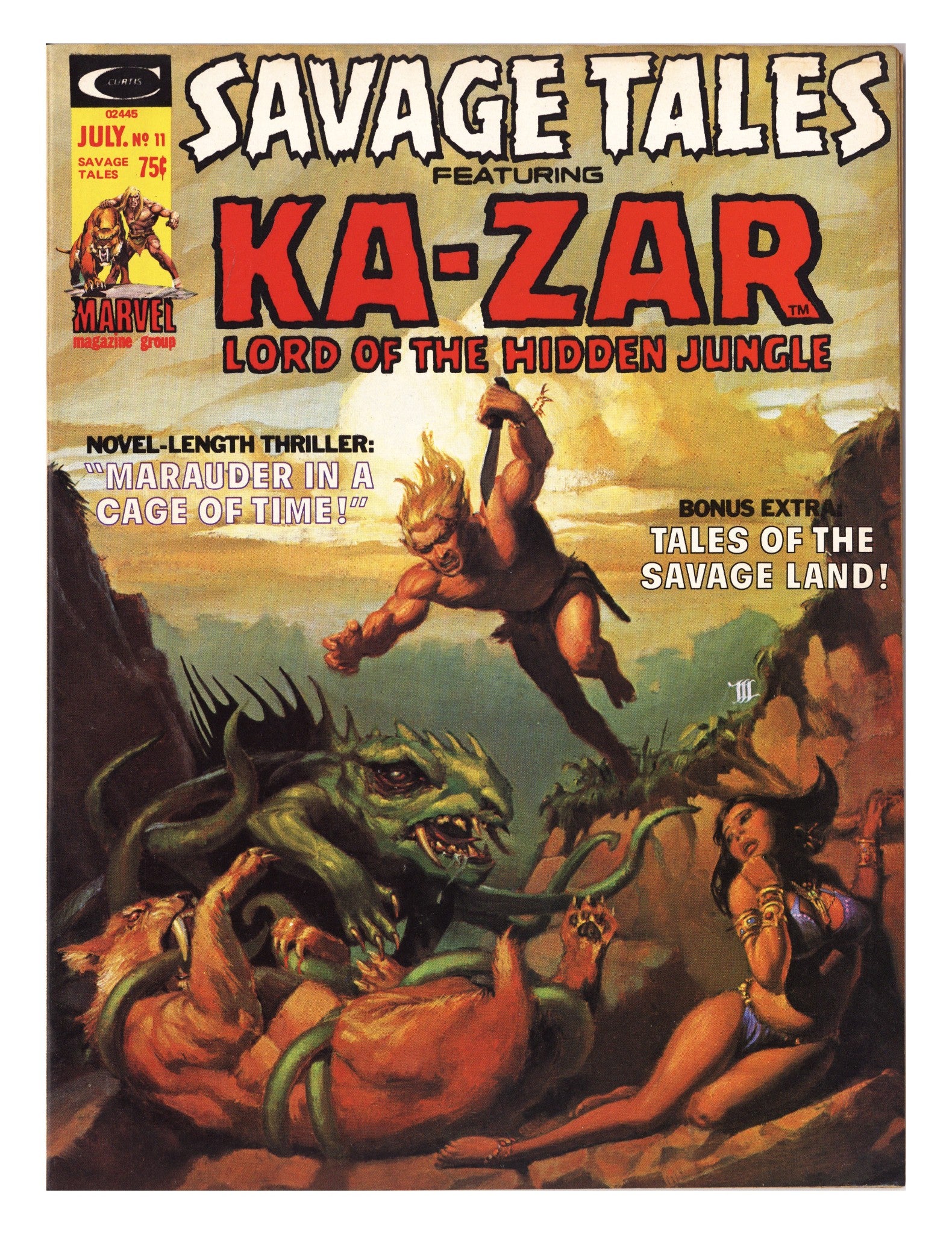 Savage Tales Vol 1 11 VF- (7.5) (1975) 