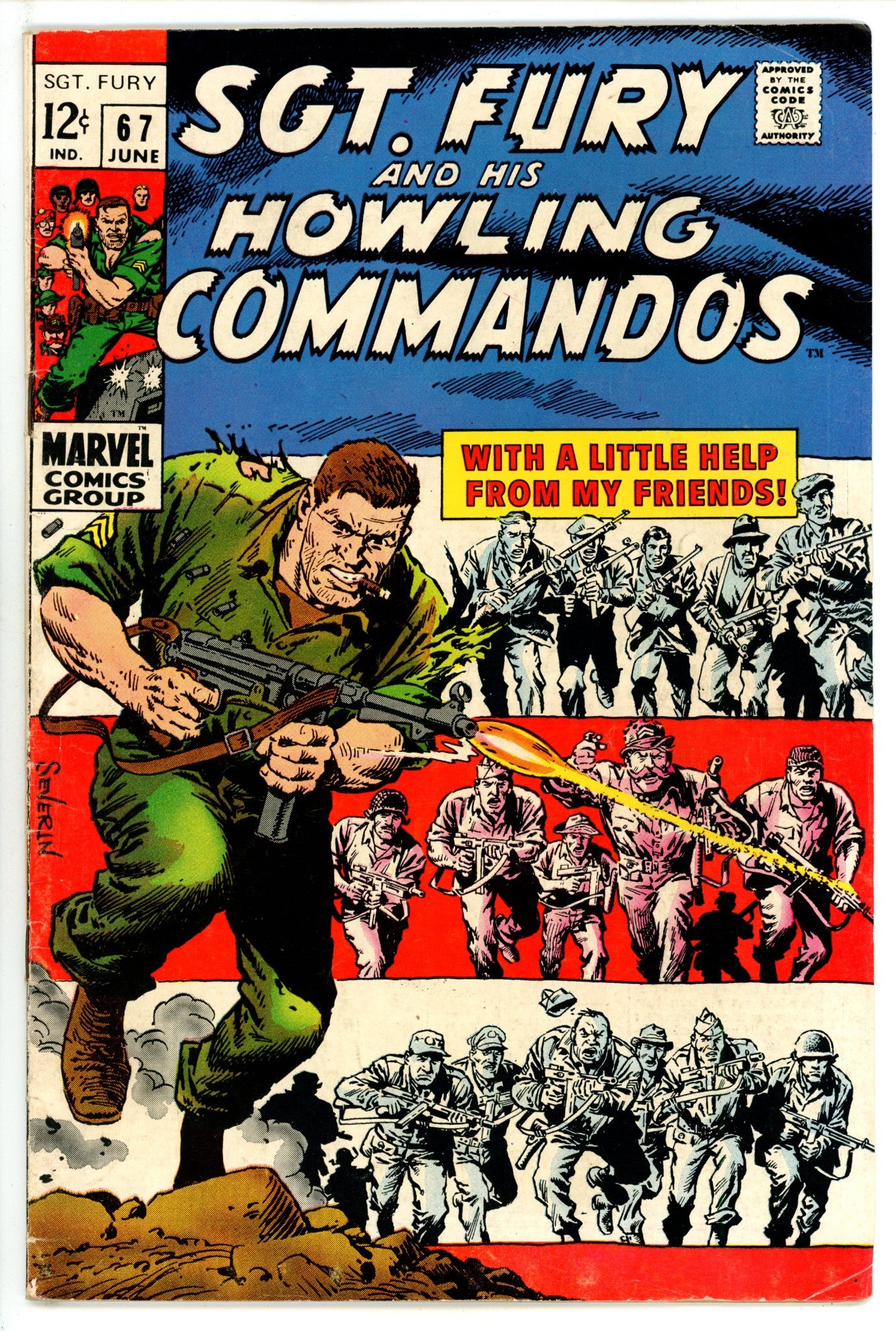 Sgt. Fury 67 VG+ (4.5) (1969) 