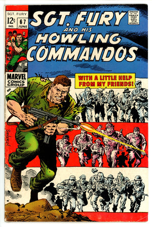 Sgt. Fury 67 VG+ (4.5) (1969)