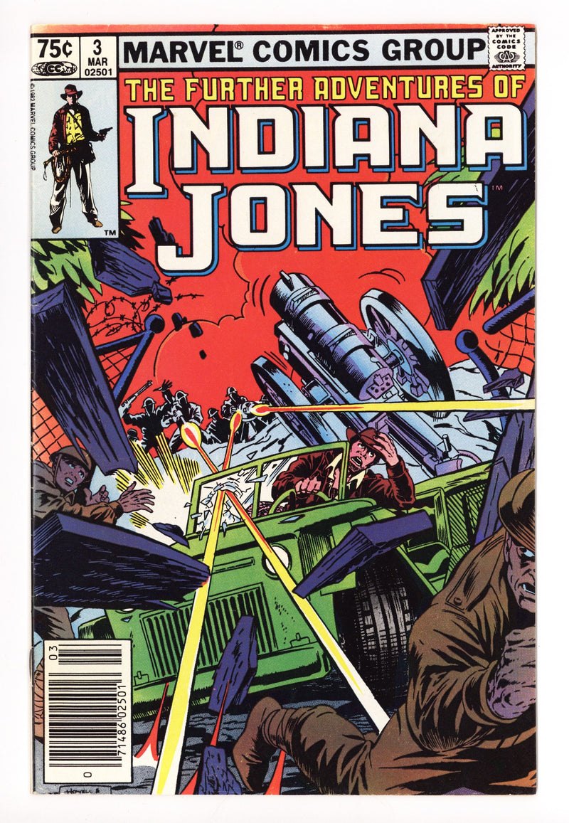 The Further Adventures of Indiana Jones 3 Mid Grade (1983) Canadian Price Variant 